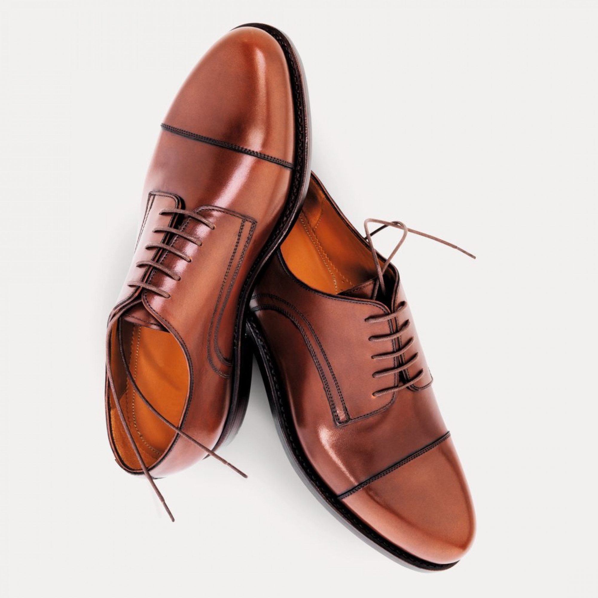 Prime Shoes Prime Shoes CHICAGO Herren Schnürschuh Calf Cognac EU46/UK11 Schnürschuh