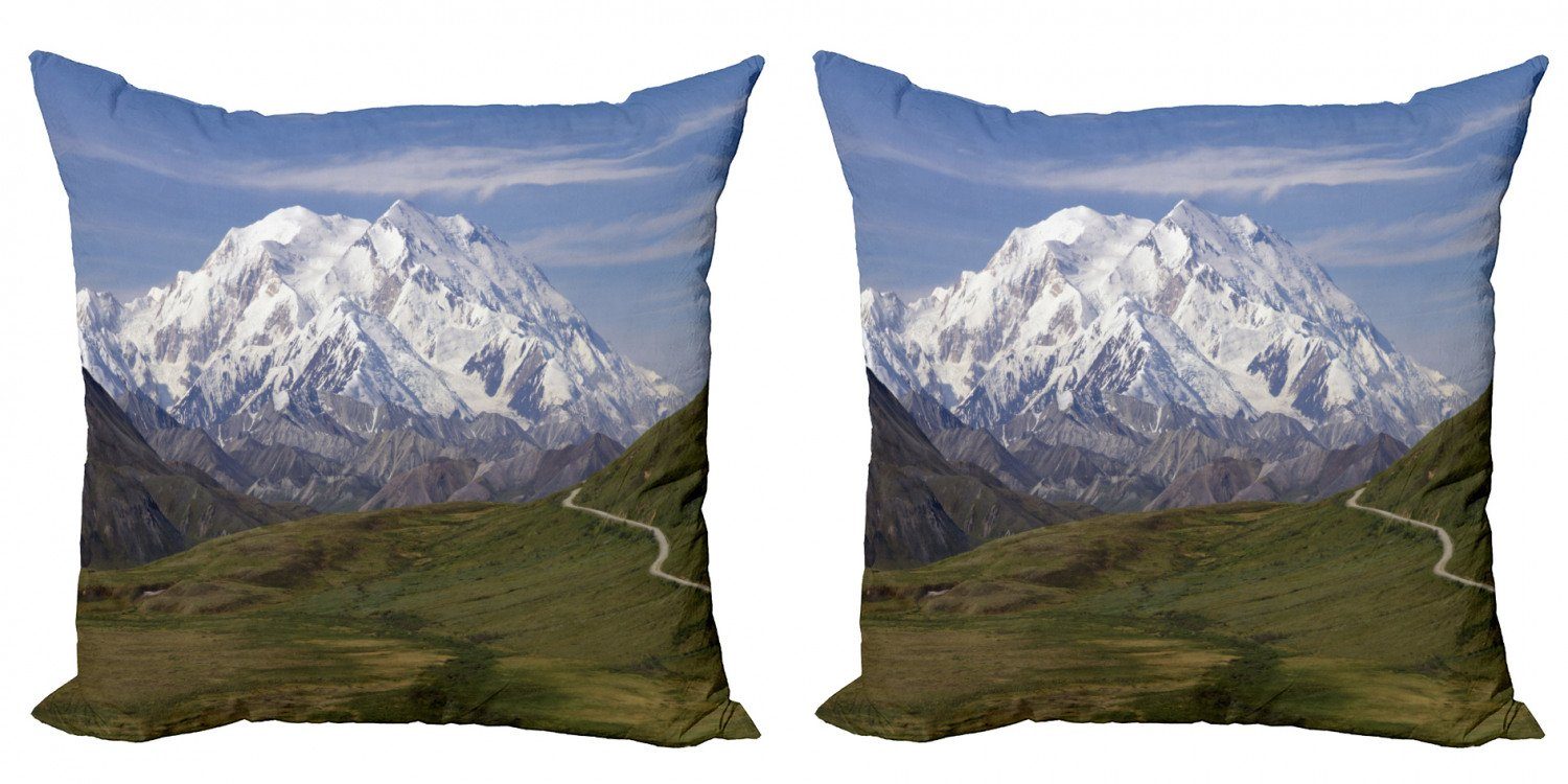 Doppelseitiger Denali-Nationalpark Stück), Alaska (2 Abakuhaus Digitaldruck, Kissenbezüge Accent Modern