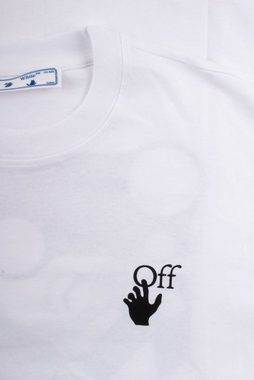 OFF-WHITE T-Shirt Off White Herren T-Shirt FW21 Logo Round Neck OMAA119F21JER0130110 TEA
