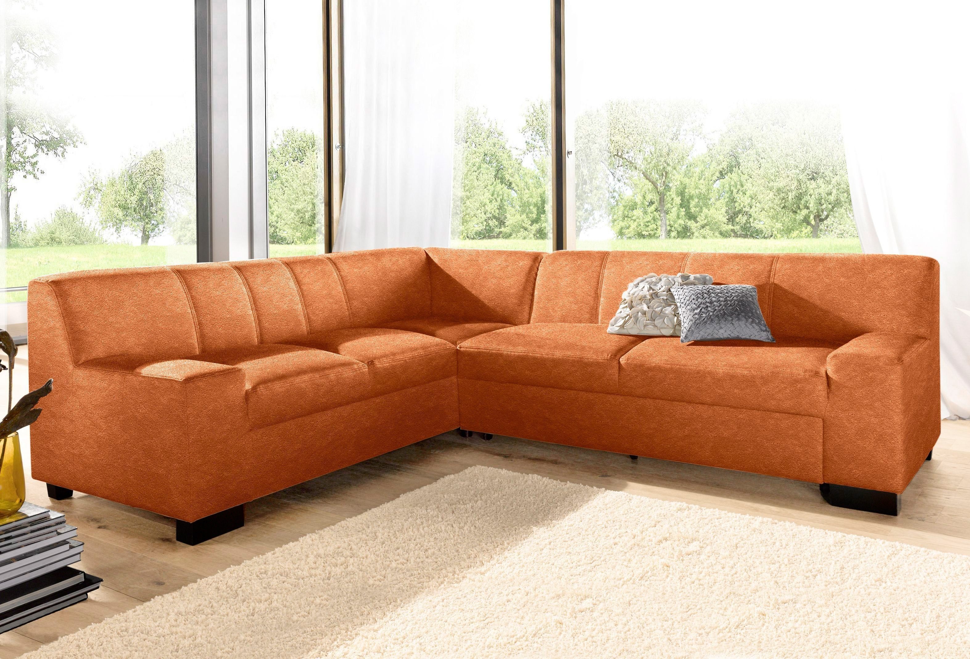 DOMO collection Ecksofa Norma, moderne Armlehnen, günstig online kaufen