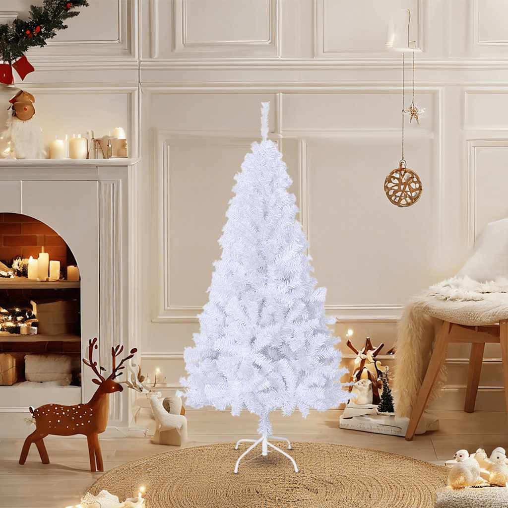furnicato Künstlicher Weihnachtsbaum Weißer künstlicher Weihnachtsbaum 120 cm mit extra dicken Ästen