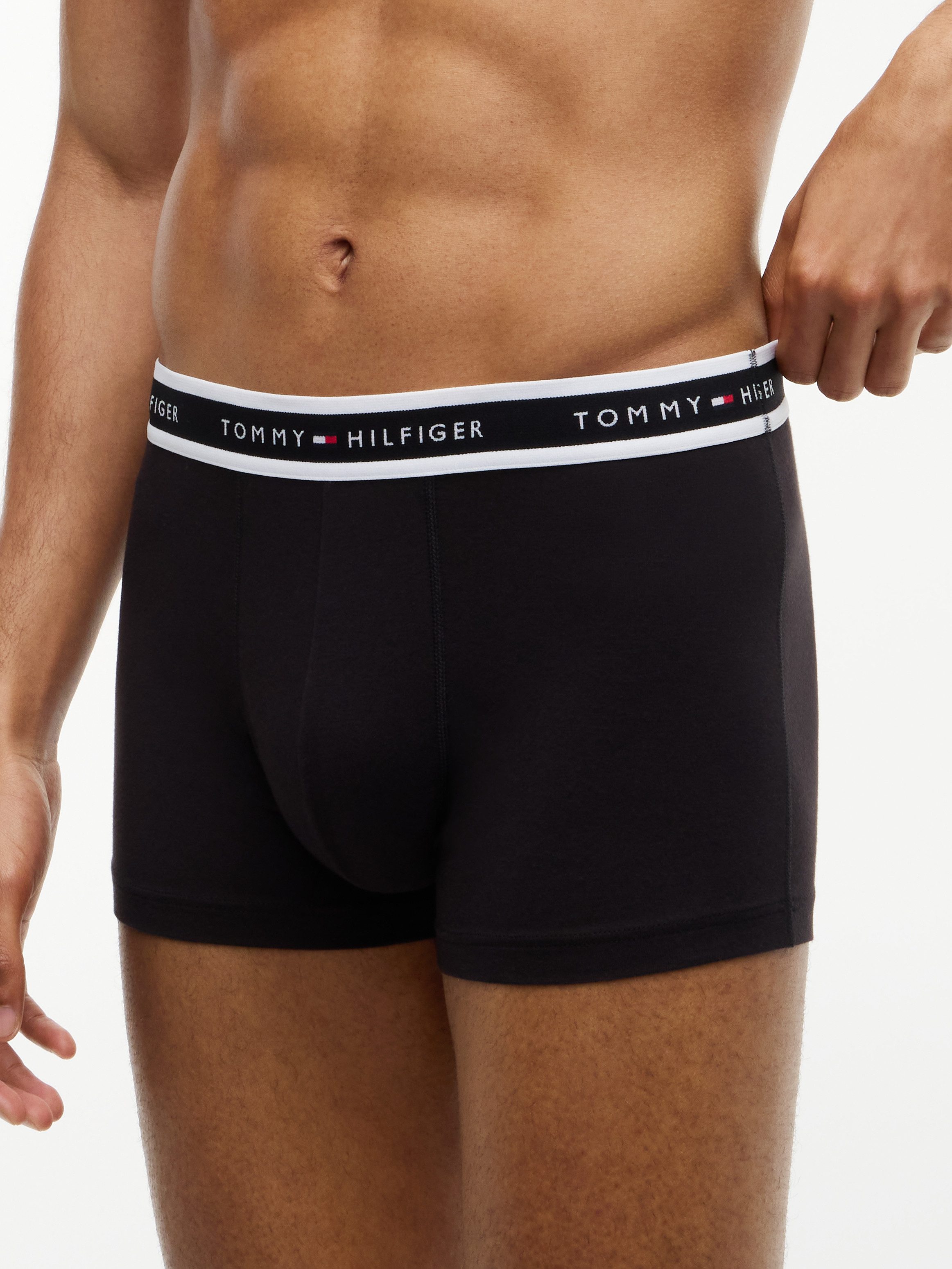 Tommy Hilfiger Underwear Trunk 3P (3-St) mit Signatur-Logo am Bund – Bild 4 von 5
