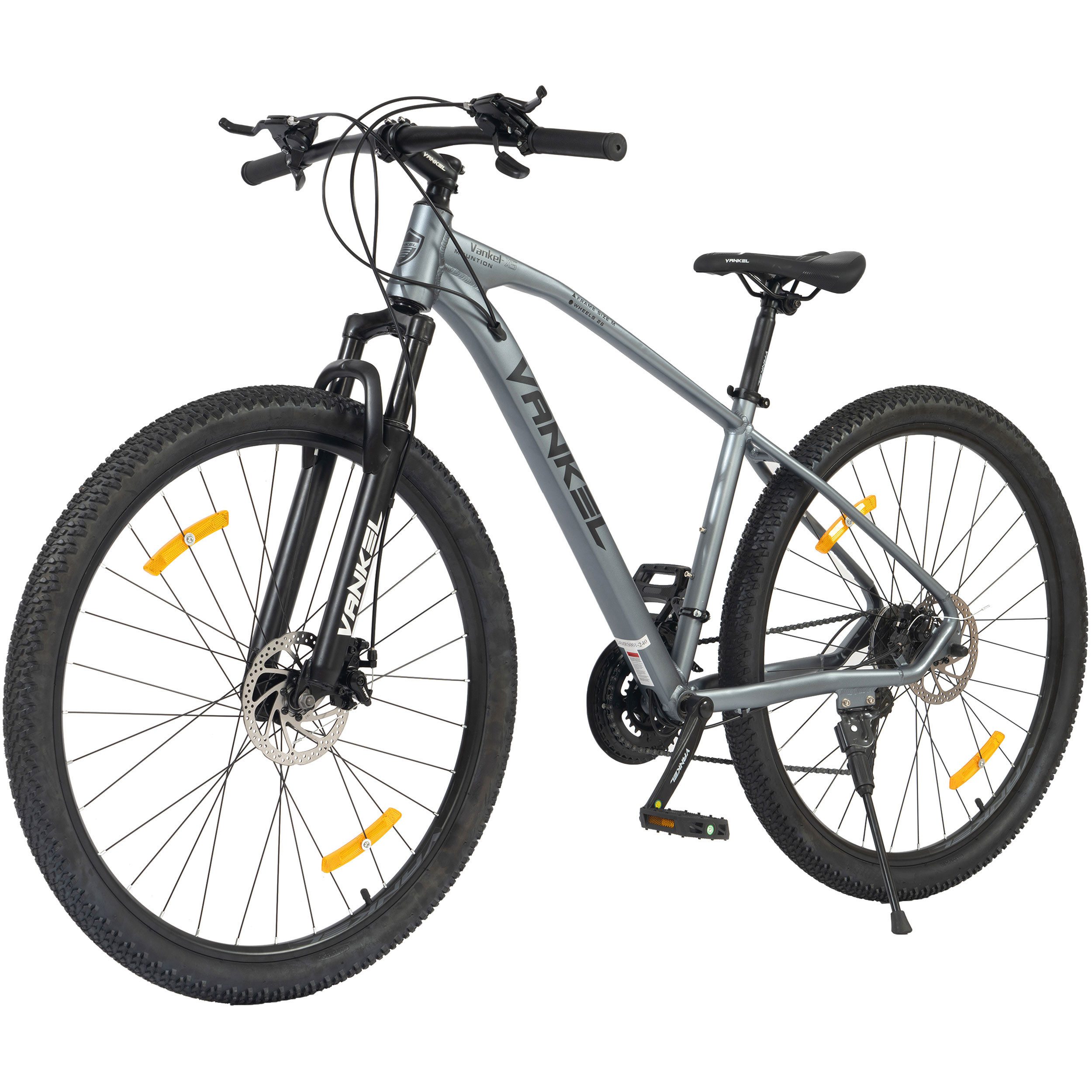 Vankel Mountainbike Fahrrad 29 Zoll MTB für Damen und Herren, Shimano 21 Gang, (mit Schutzbleche), Scheibenbremse, Hardtail Fahrrad, ab 160cm geeignet, Kettenschaltung