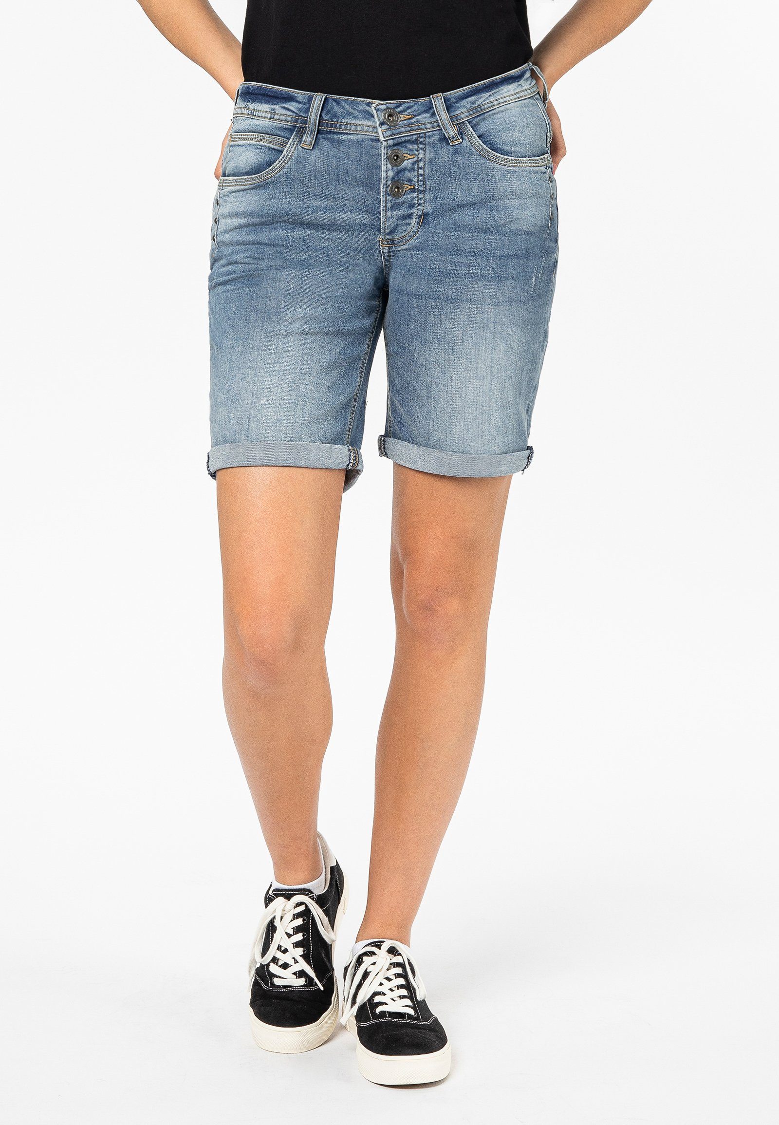 SUBLEVEL Jeansbermudas Kurze Jeanshose