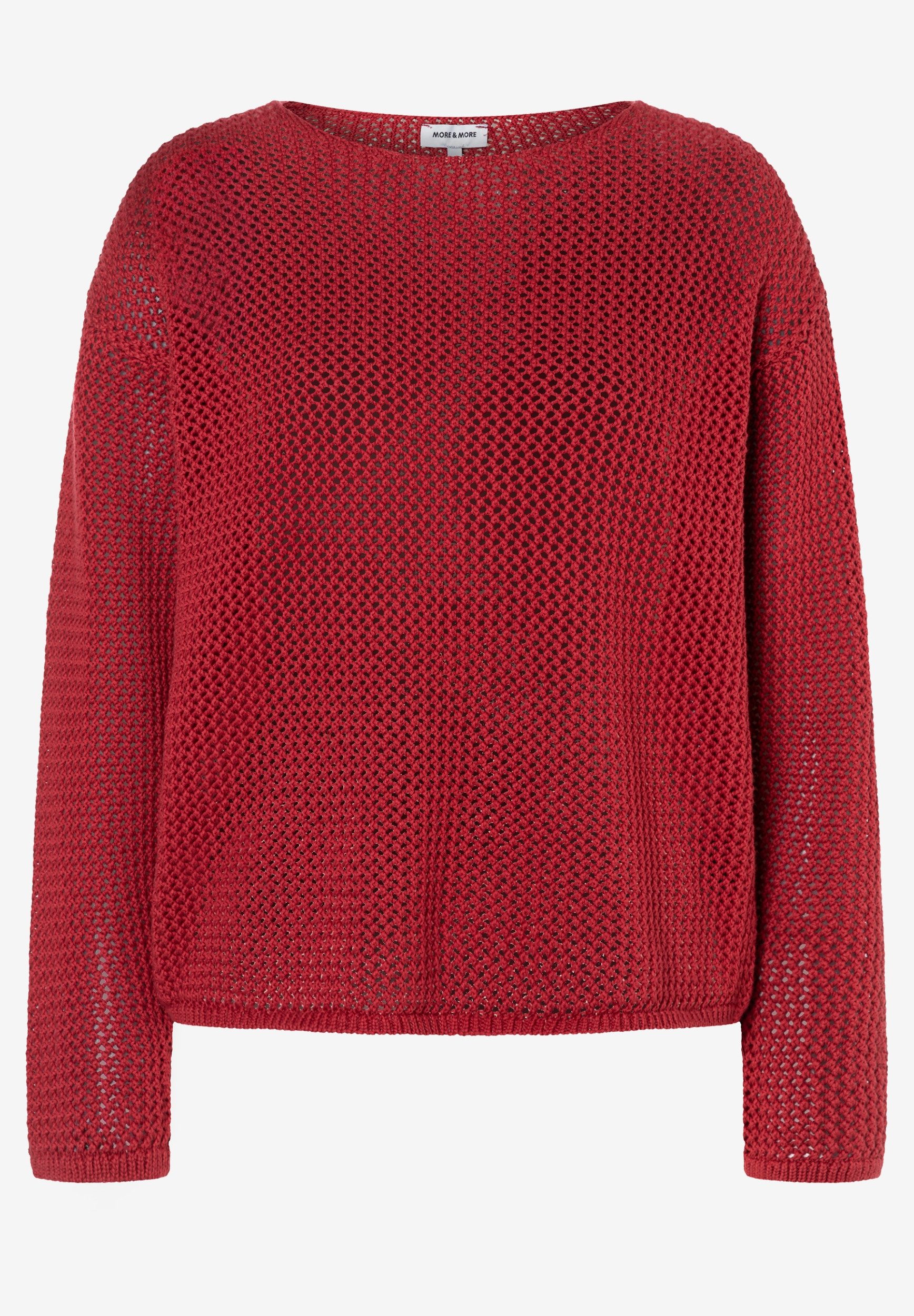 MORE&MORE Strickpullover Ajour Pullover