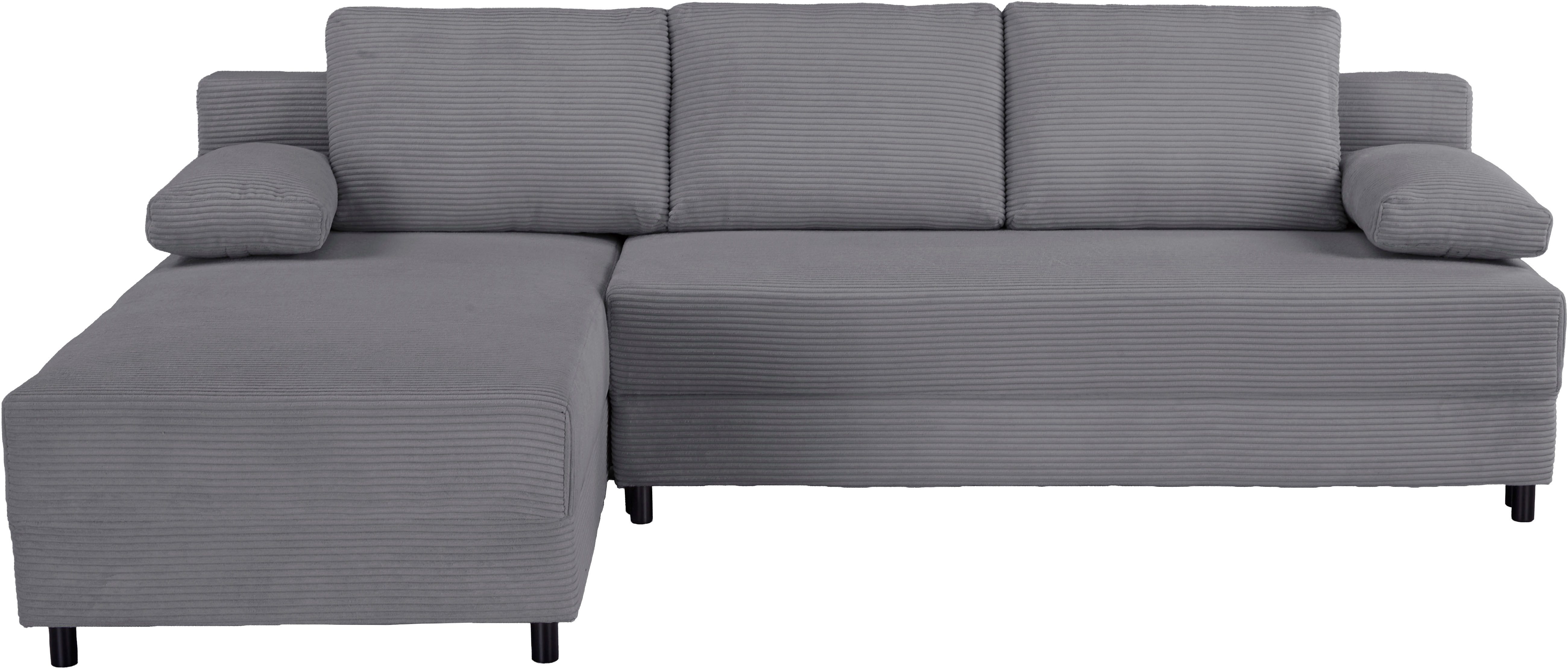 OTTO home Schlafsofa ONNIKO Ecksofa L-Form Cord, Breite: 240 cm, softer Cord-Bezug, mit Bettfunktion & Bettkasten (Liegefläche 120/240 cm) – Bild 2 von 5