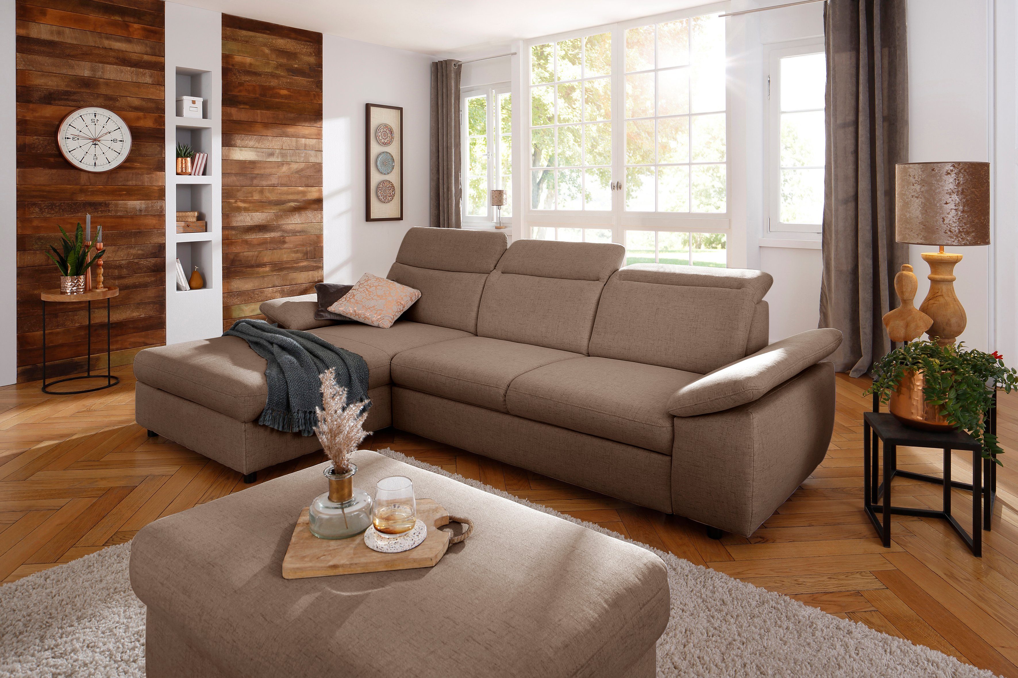 Home affaire Ecksofa Mauritius L-Form, mit günstig online kaufen