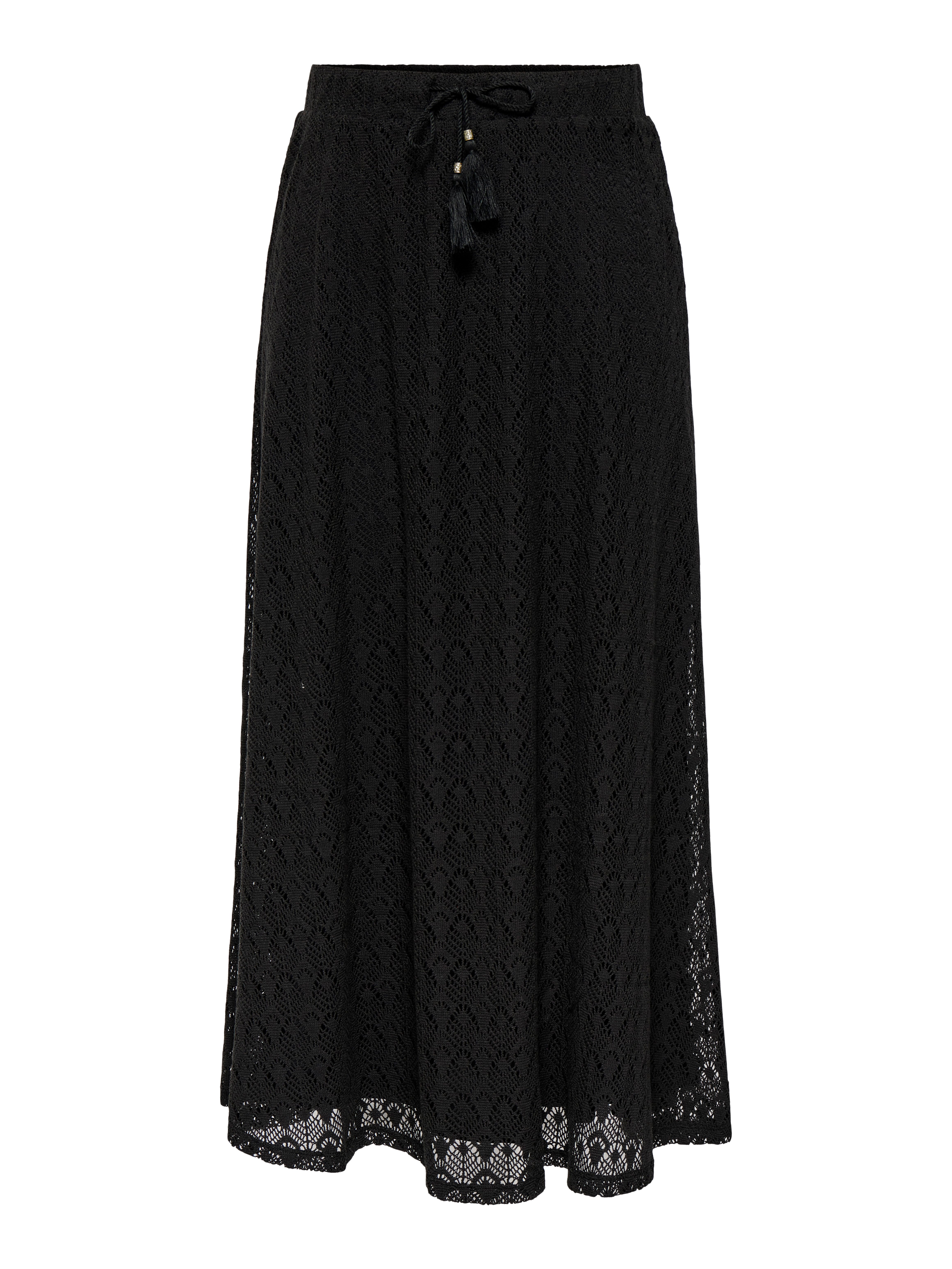 ONLY Maxirock ONLDANA TASSEL LONG SKIRT JRS Materialmix