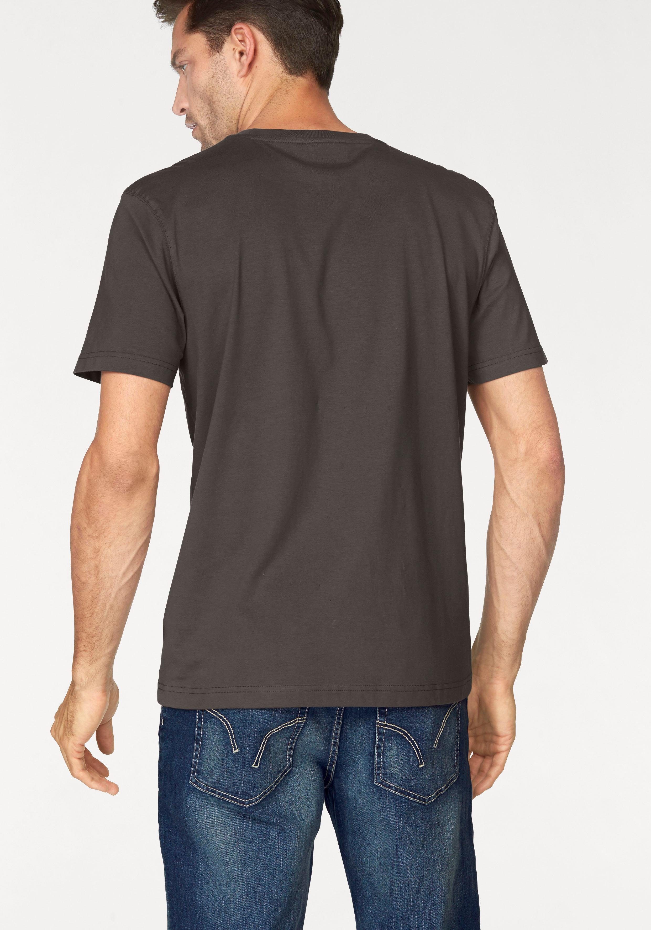 perfekt 3er-Pack) als Unterzieh- 3-tlg., World (Packung, T-Shirt Man's T-shirt beige olivgrün, dunkeloliv,