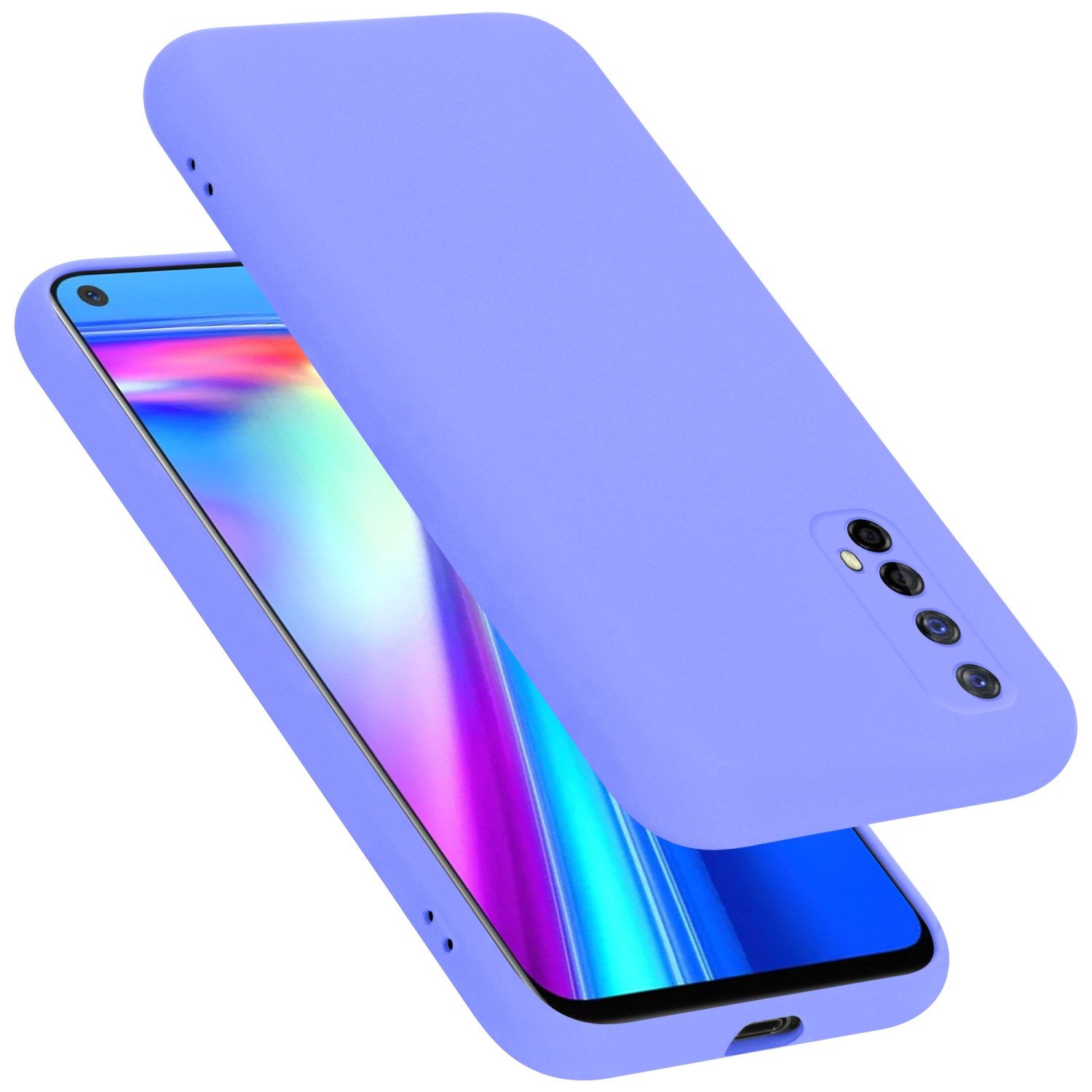 Cadorabo Handyhülle für Realme 7 5G Hülle Realme 7 5G, Flexible Hülle TPU Silikon Schutzhülle Back Cover Case