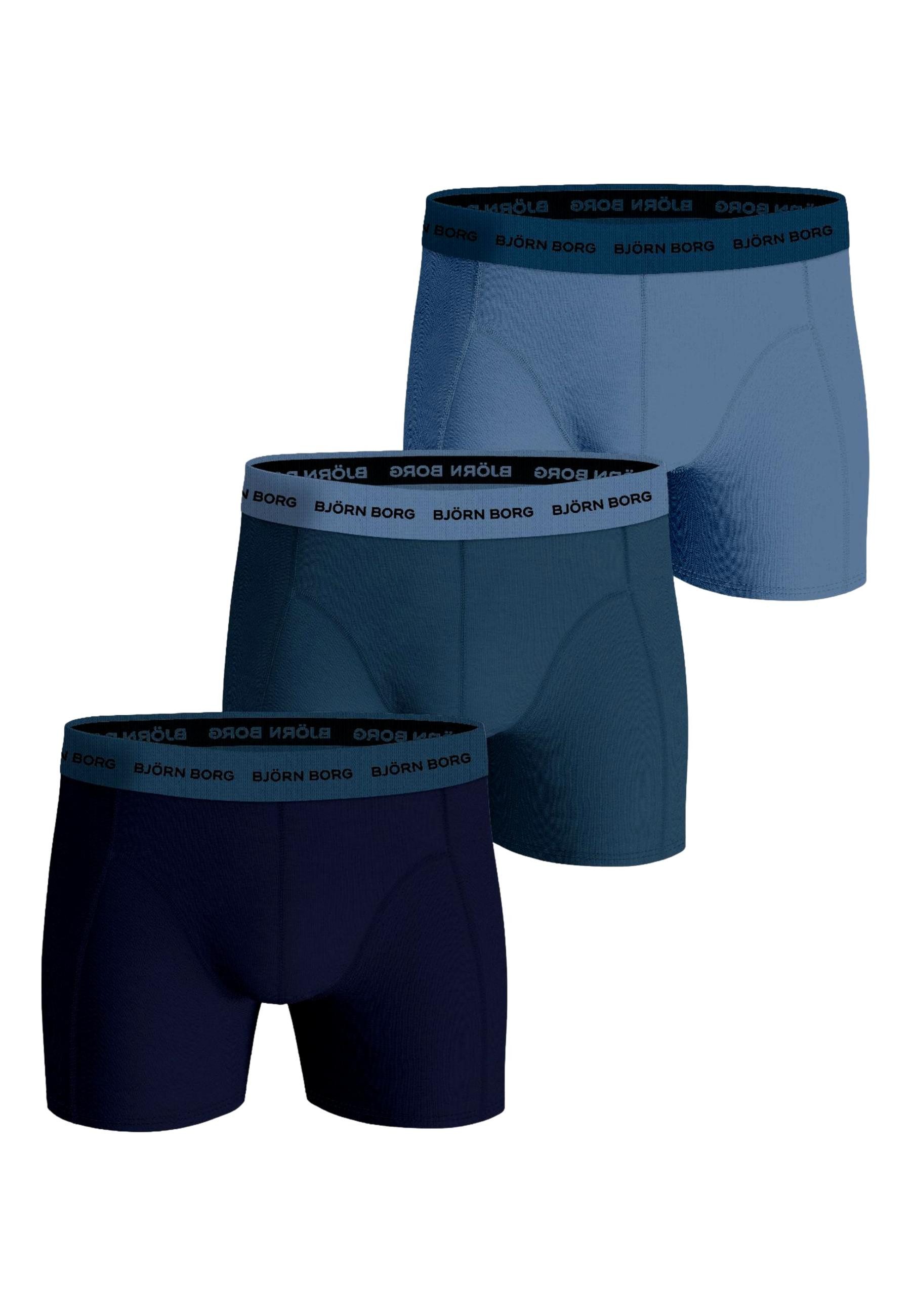 Björn Borg Boxershorts Boxershorts Unterhosen Stretch Boxer 3-pack (3-St)