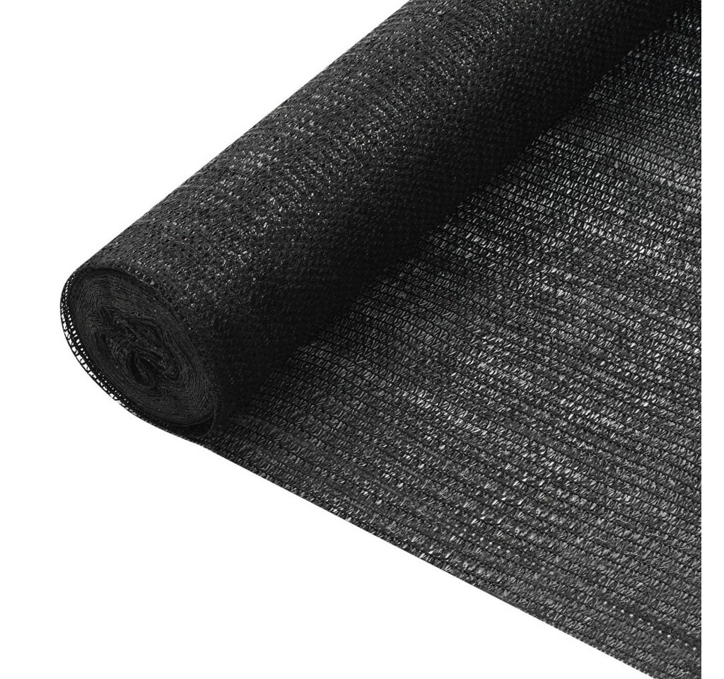 Thumbnail - vidaXL Balkonsichtschutz Zaunblende Schwarz 2x25 m HDPE 75 g/m²