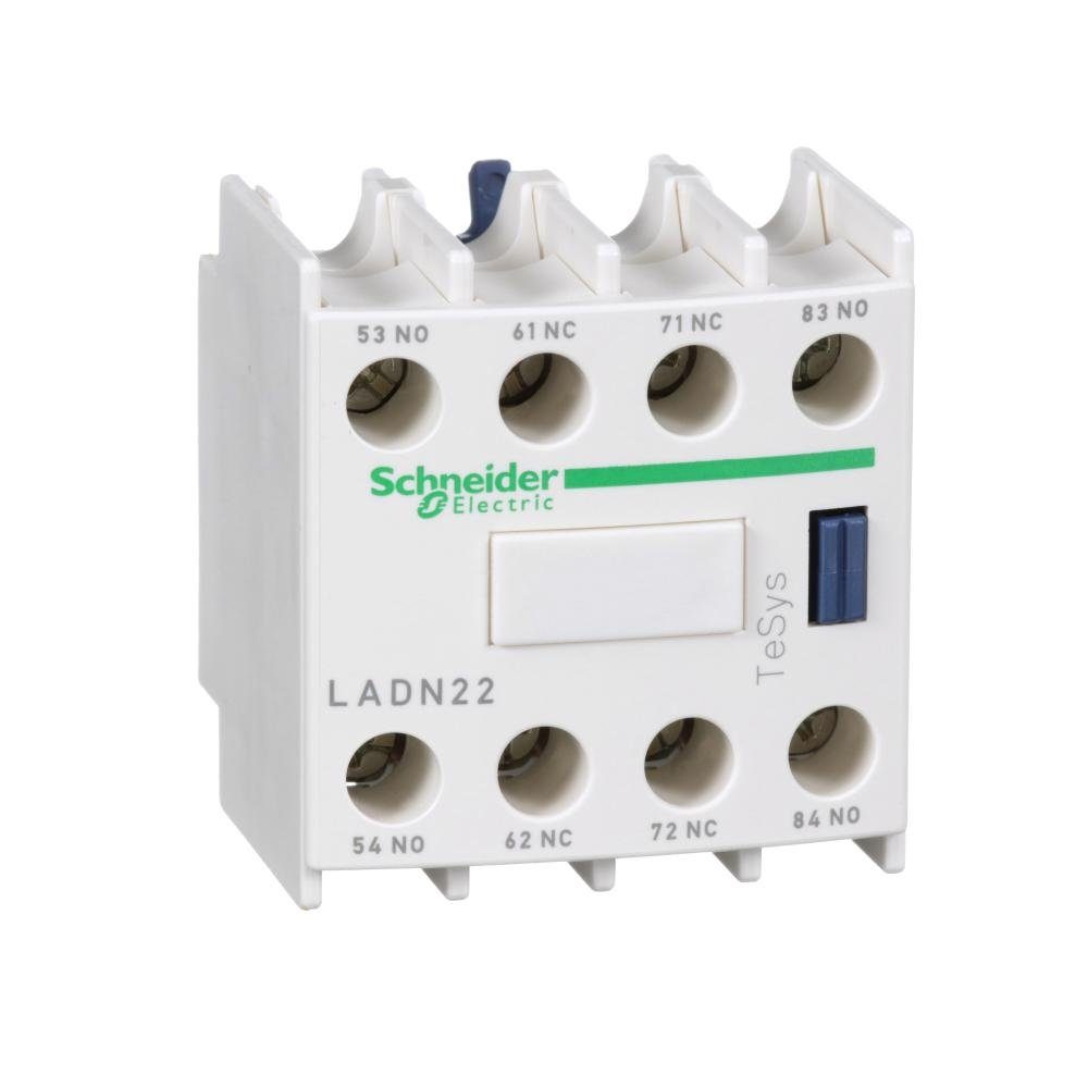 Verteiler Schneider Electric Hilfsschalterblock, 2S+2Ö, Schraubanschluss LADN22