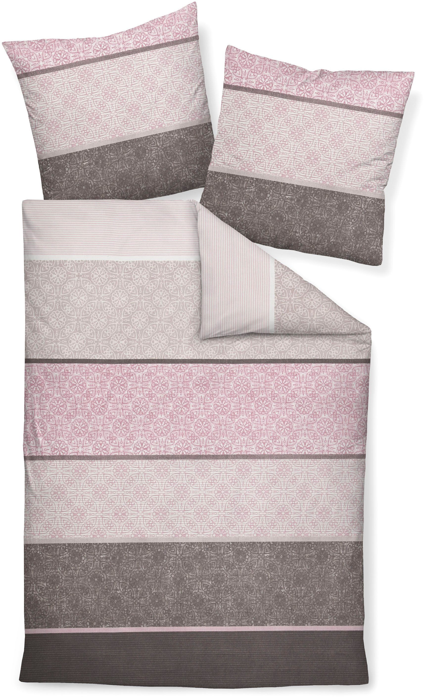 Janine Bettwäsche Warnemünde, Mako-Satin, 2 teilig, günstig online kaufen