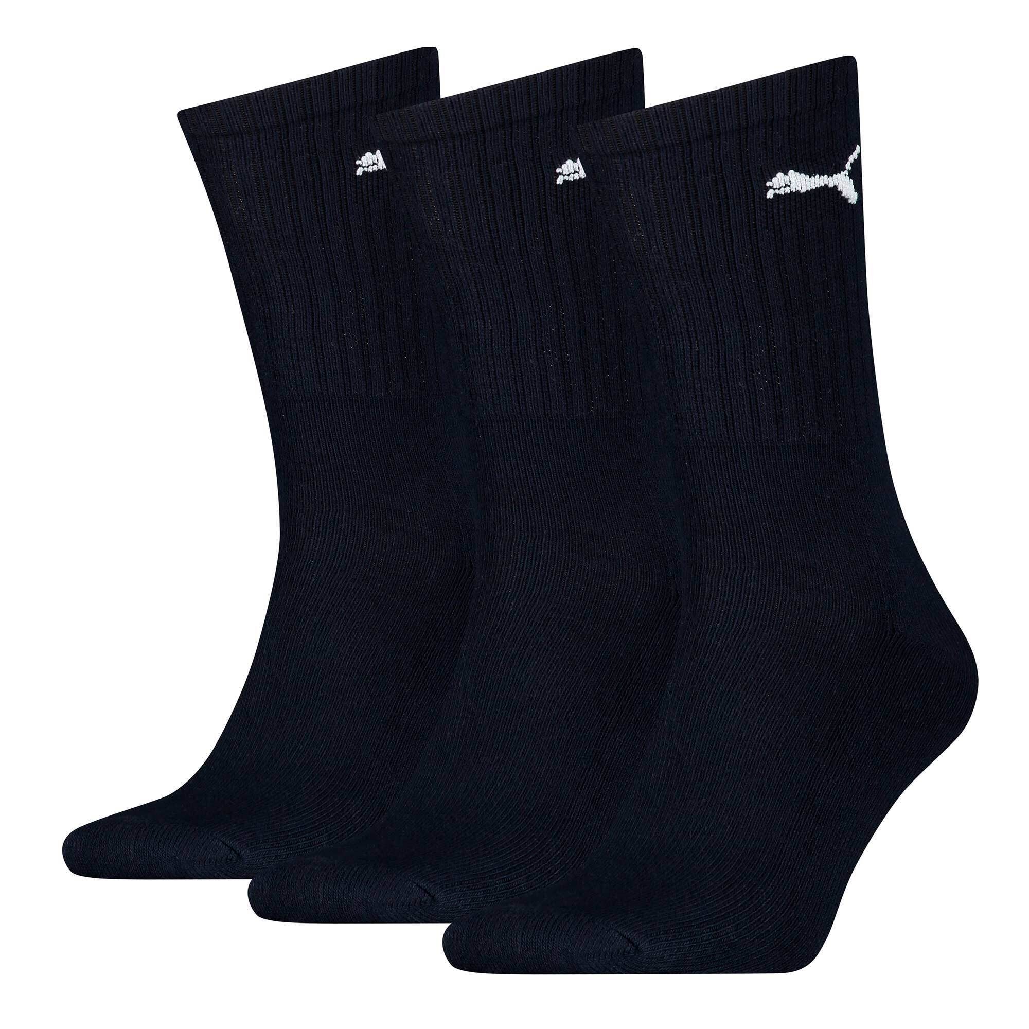 PUMA Sportsocken Unisex Sportsocken, 3 Paar - Tennissocken, Crew