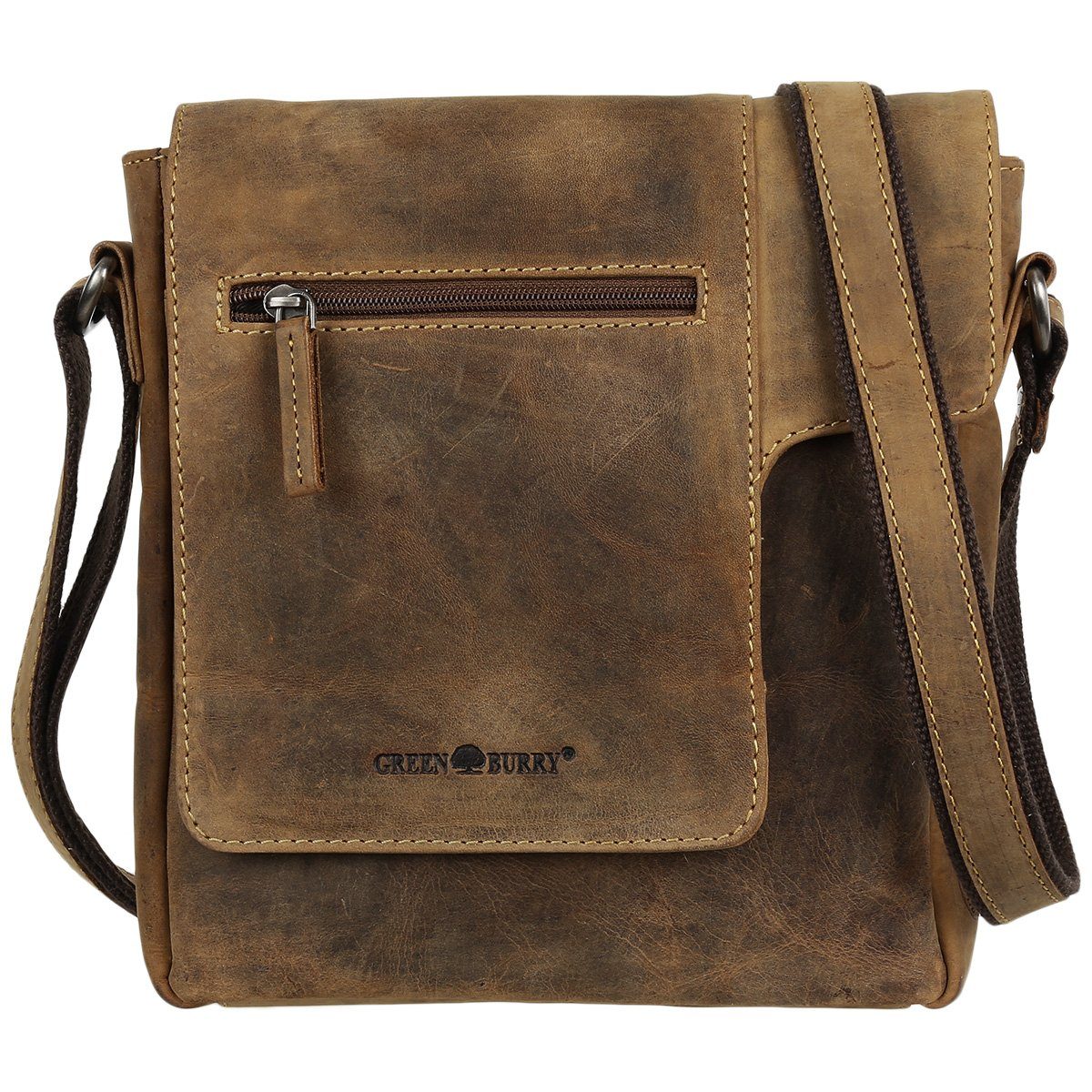 Greenburry Umhängetasche Vintage Leder Umhängetasche Schultertasche günstig online kaufen