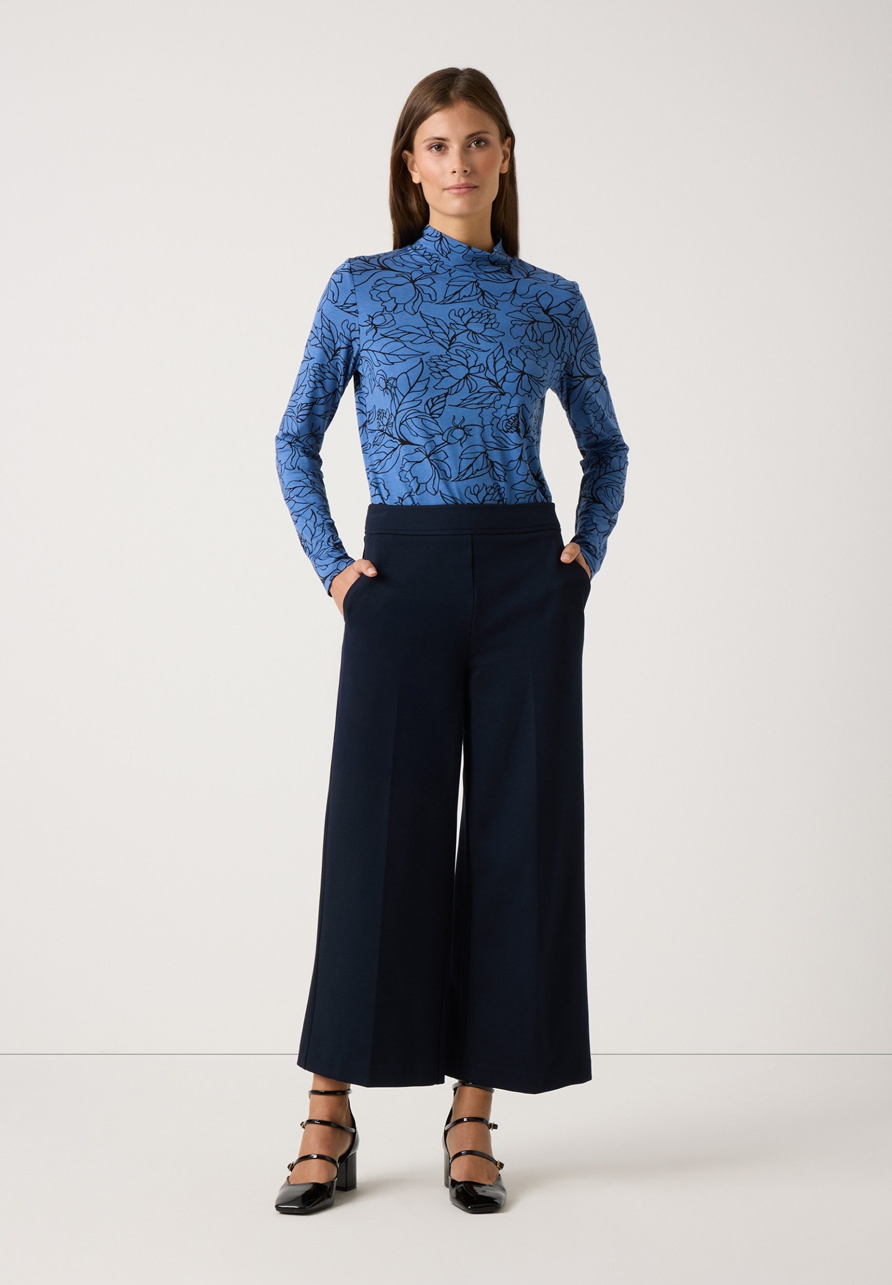 MORE&MORE Stoffhose Fashion Jersey Culot günstig online kaufen