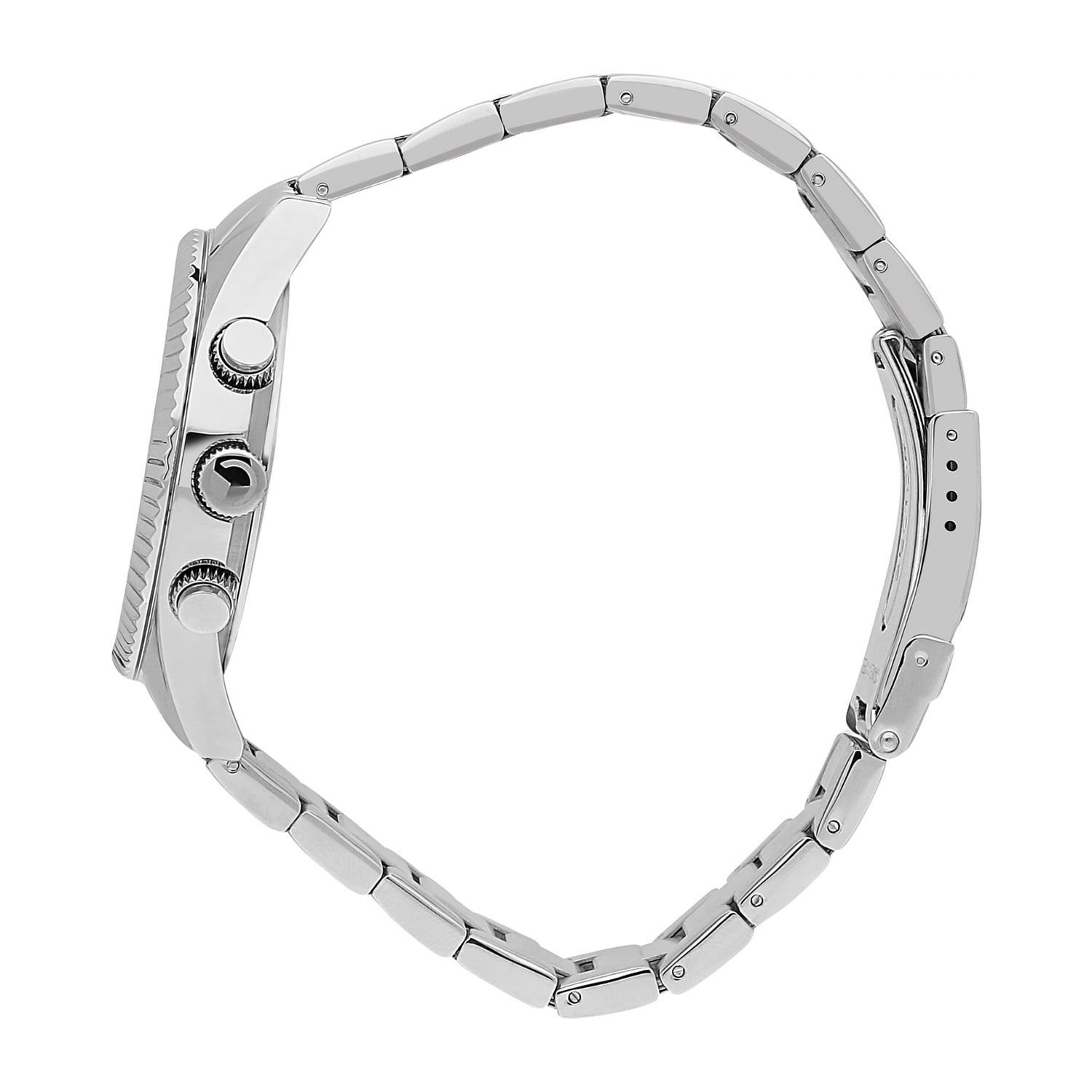 Sector Quarzuhr Sector Herren Armbanduhr Chrono, (Chronograph), Herren Armbanduhr rund, (ca. 43mm), Edelstahlarmband silber, Fashion