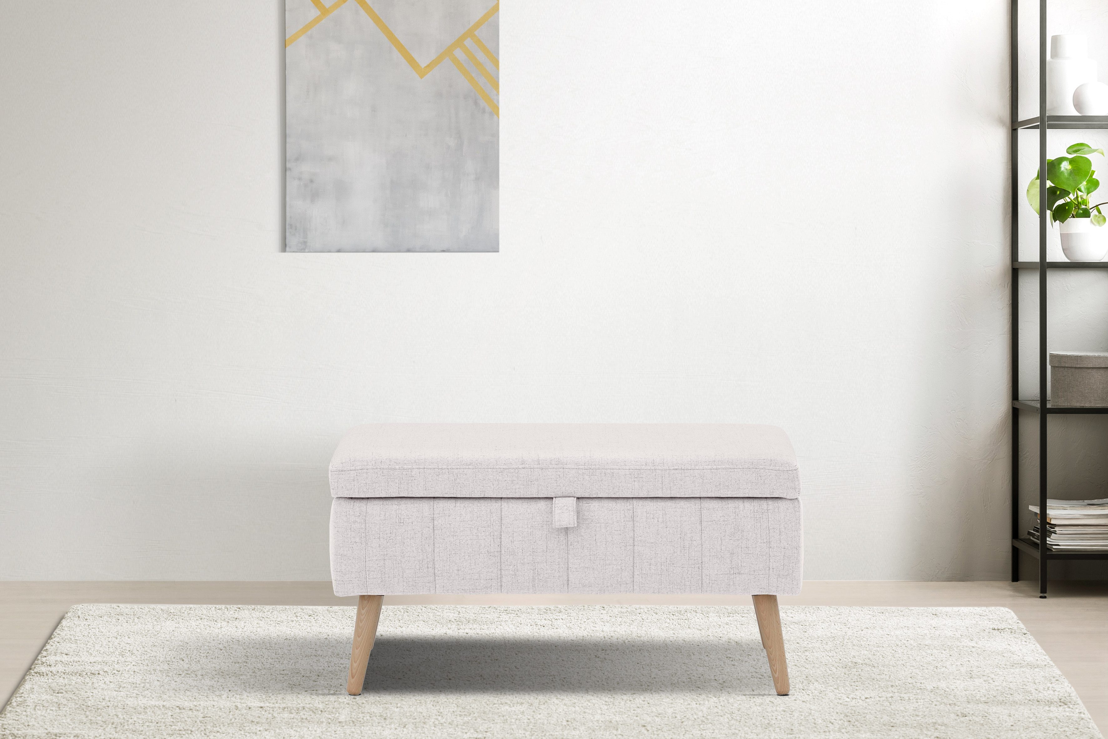 OTTO home Truhenbank AMIRA Sitzbank mit Stauraum, Maße B/T/H: 81/36/43 cm, günstig online kaufen