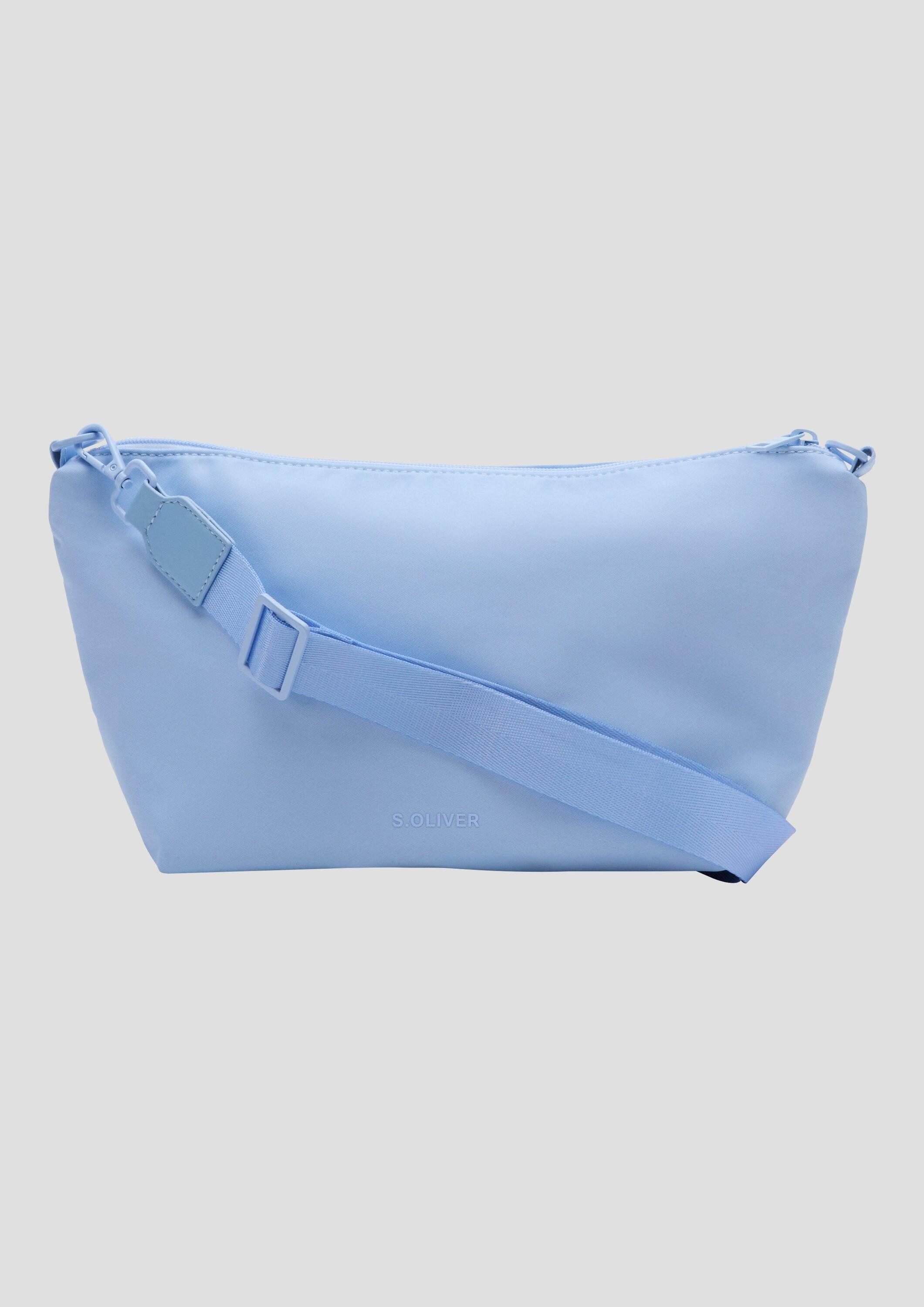 s.Oliver Umhängetasche Tasche, Crossbody-Bag aus Nylon mit floralem Artwork