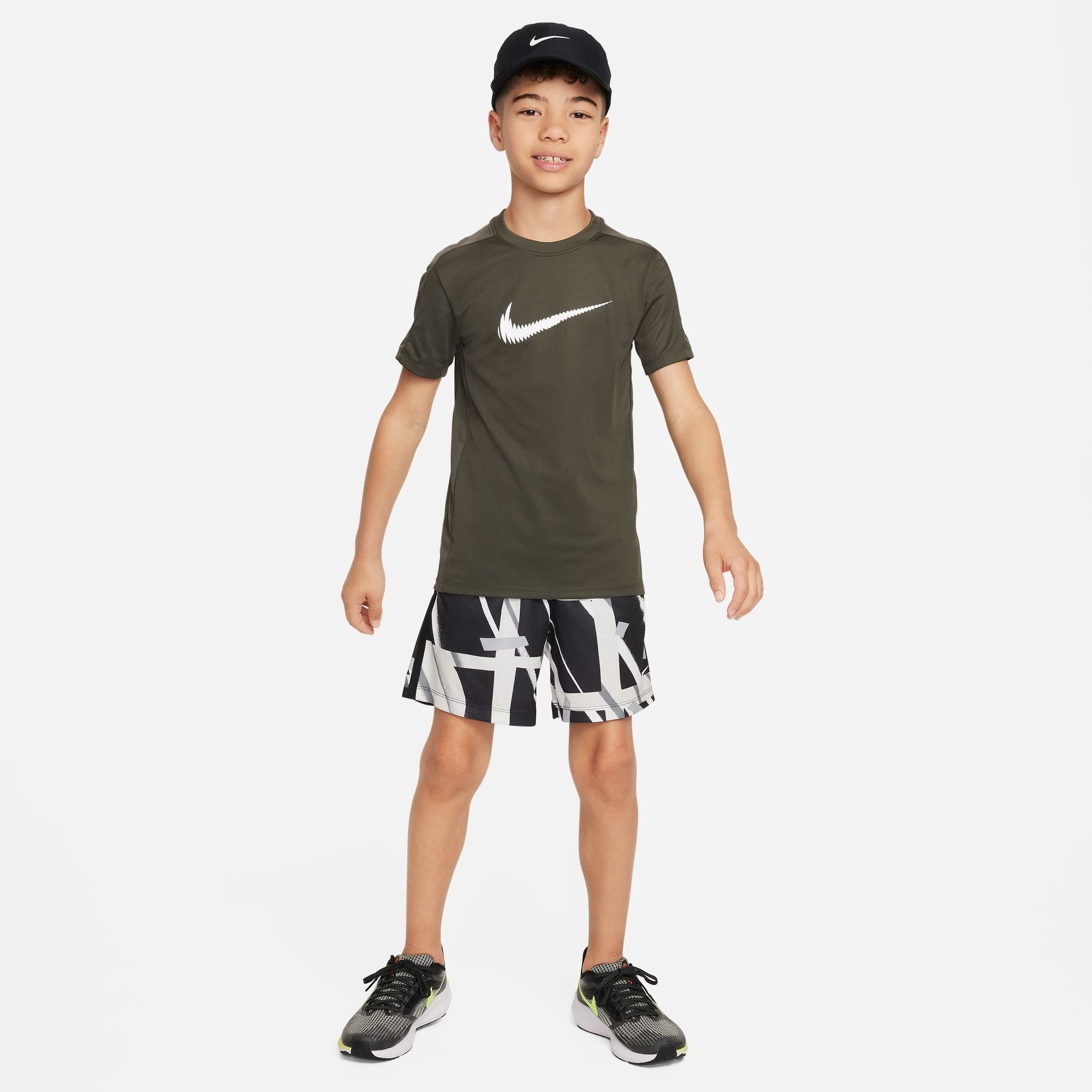 Nike Trainingsshirt K NK DF TRPHY Short Sleeve TOP GX - für Kinder CARGO KHAKI/WHITE