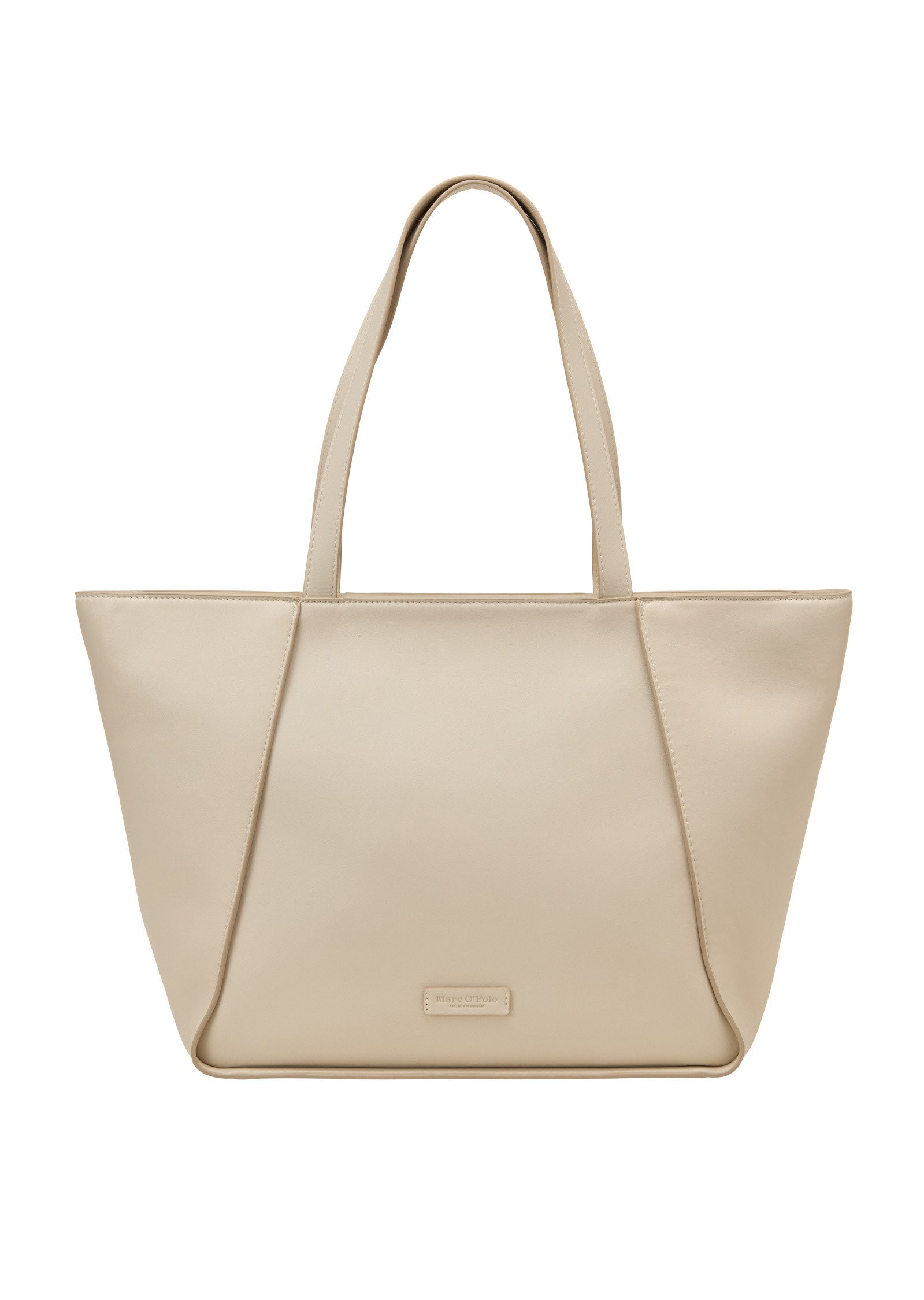 Shopper aus einer Lederalternative aus recyceltem Polyester