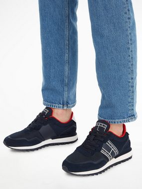 Tommy Jeans TJM RETRO RUNNER Sneaker mit Kontrastbesatz, Freizeitschuh, Halbschuh, Schnürschuh
