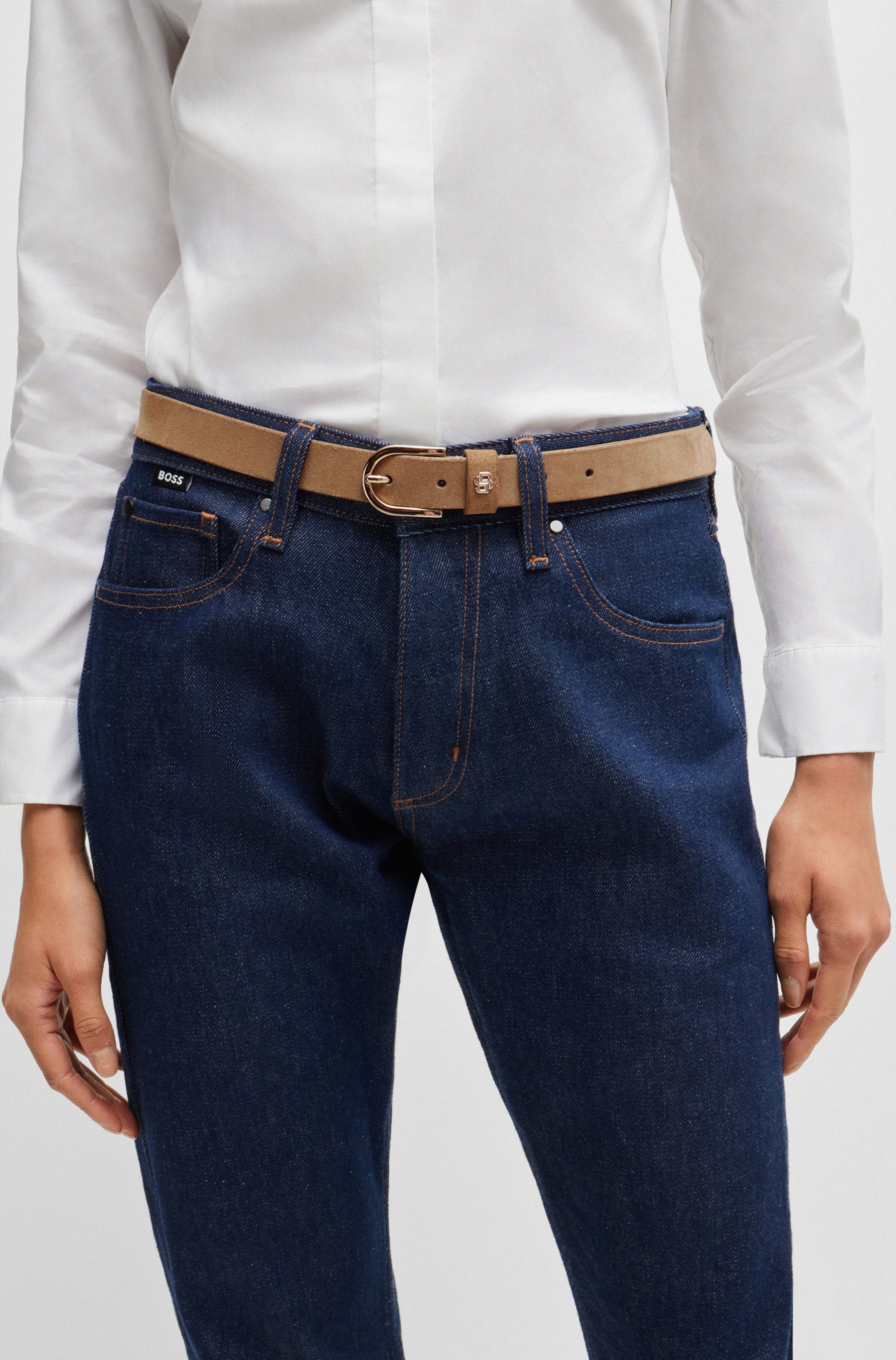 BOSS Ledergürtel Scarlet BB Sz25 mit günstig online kaufen