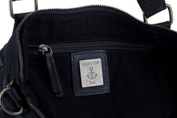 HARBOUR 2nd Shopper Bianca, aus Leder mit typischen Marken-Anker-Label und Schmuckanhänger