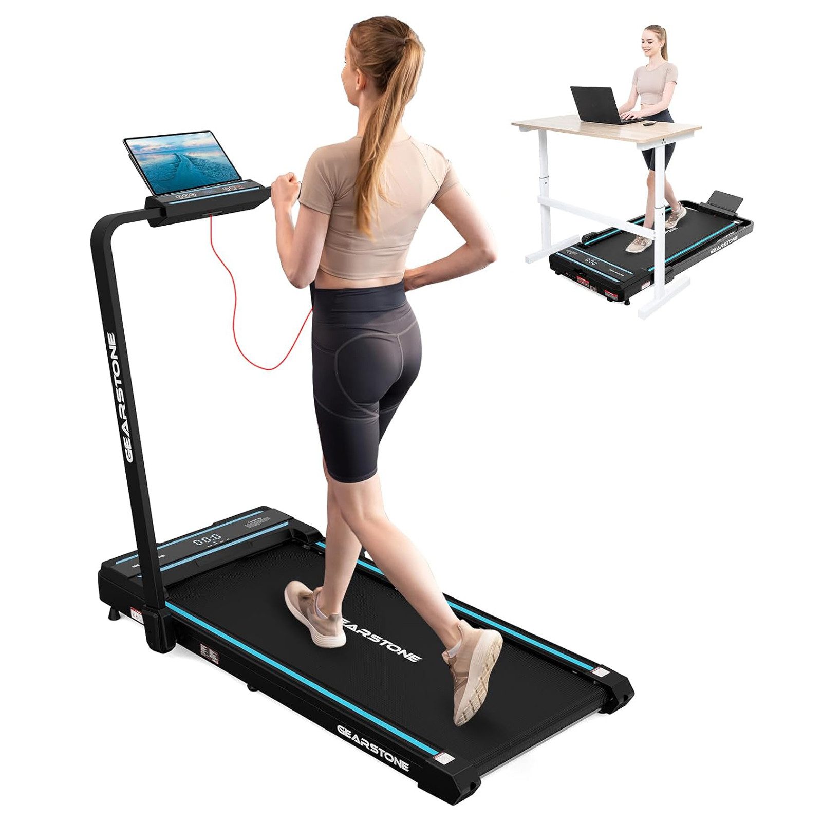 Laufband GEARSTONE GT3 Laufband 1400W für zu Hause