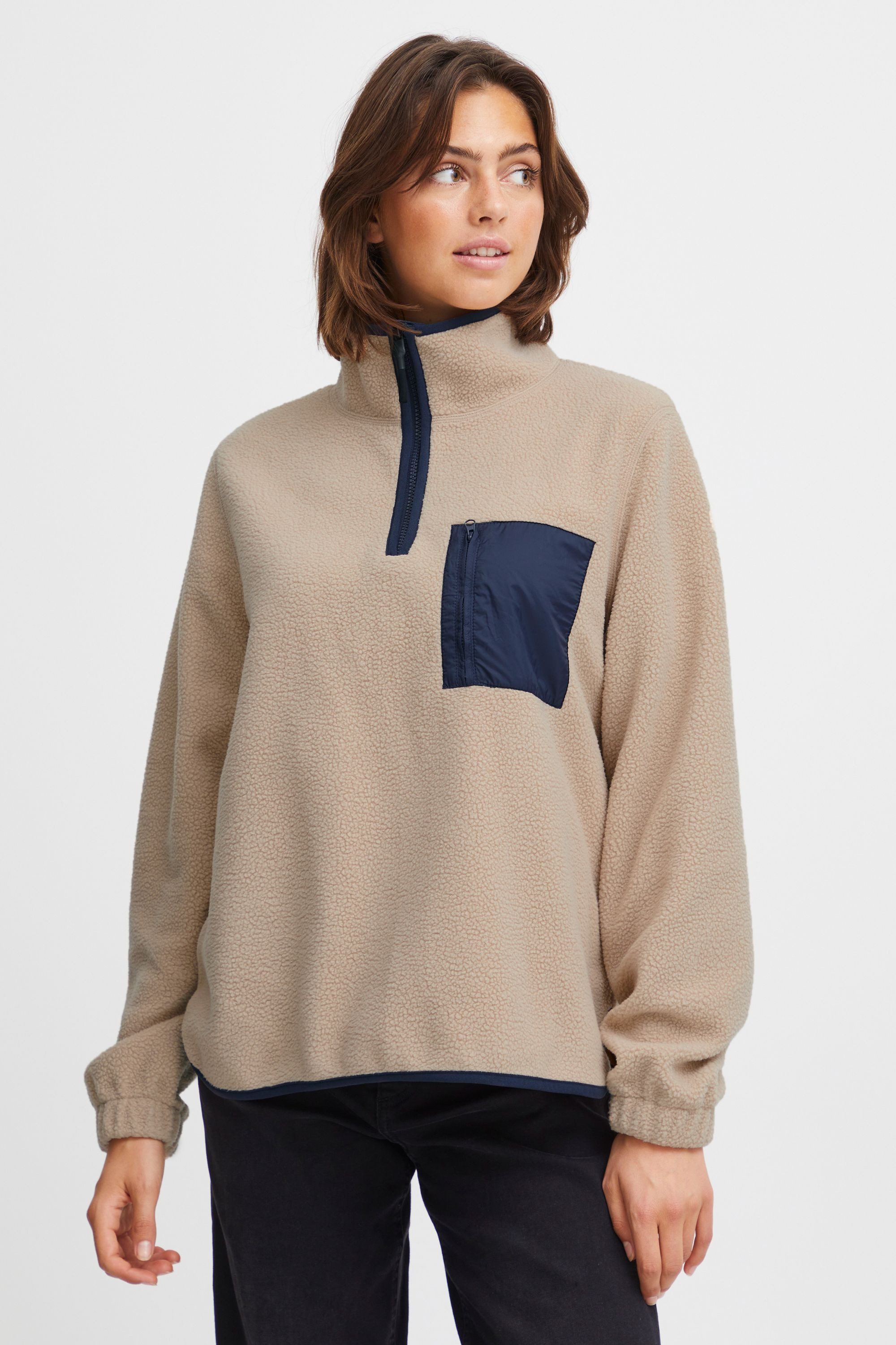 OXMO Troyer OXPiala 21800104-ME Modischer Pullover günstig online kaufen