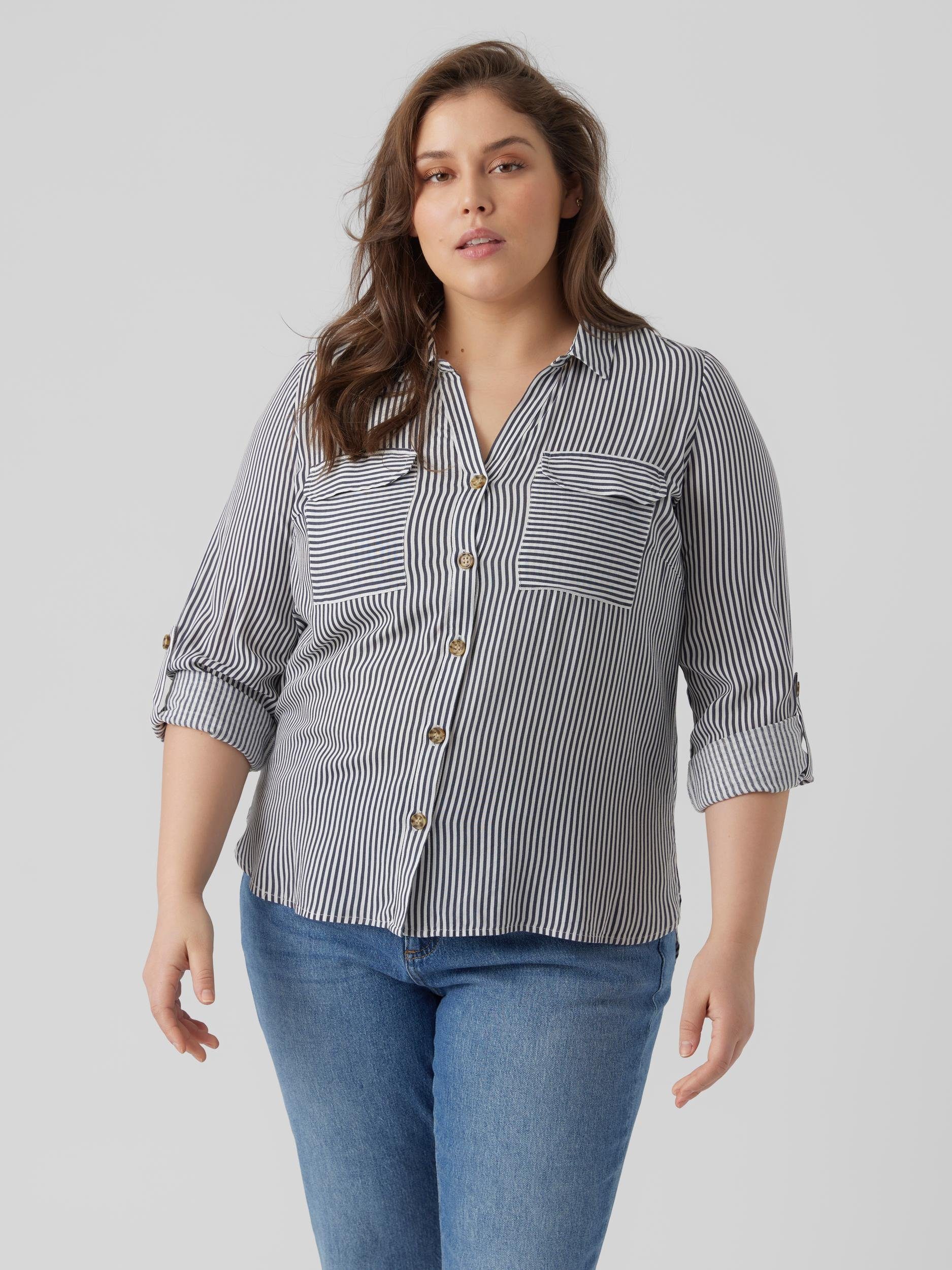 Vero Moda Curve Hemdbluse VMBUMPY L/S günstig online kaufen