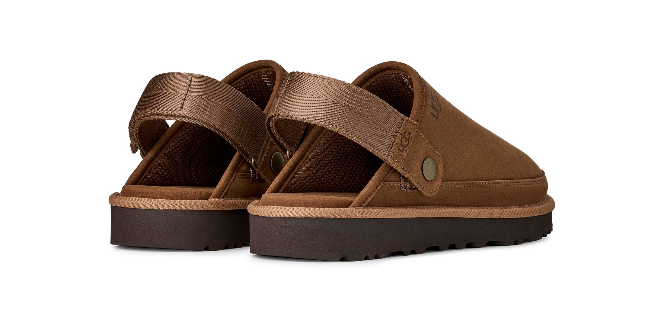 UGG GOLDENCOAST CLOG II NUBUCK Clog Mule, Sabot, Hausschuh, Fußbett mit Memory-Schaum
