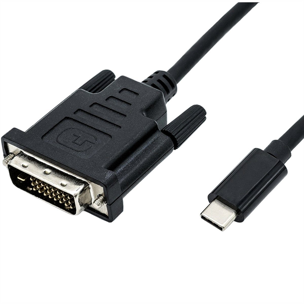 USB Typ C - DVI Adapterkabel, ST/ST Audio- & Video-Adapter