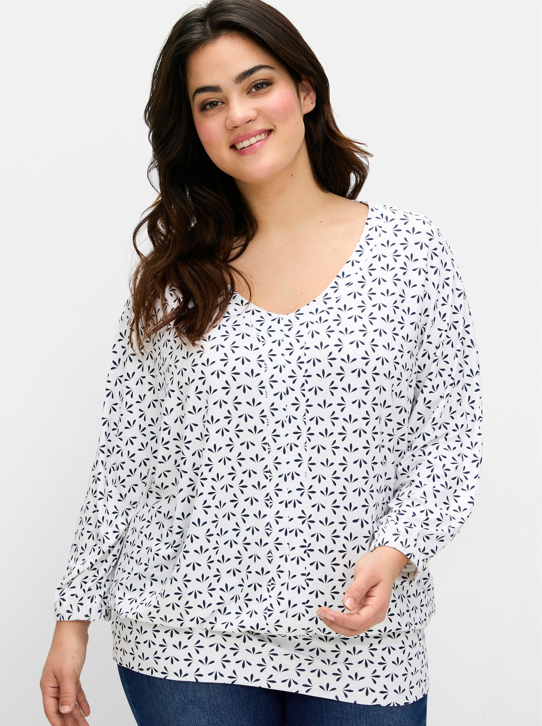 Sheego T-Shirt Fledermausshirt günstig online kaufen