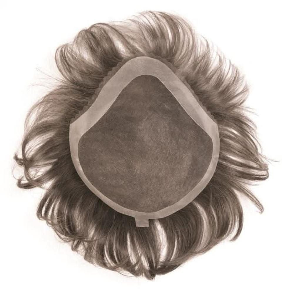 Ellen Wille Toupet Ellen Wille Jay, Modernes Herren-Toupet, hitzebeständig, 18x23cm, Lace Front, Mono