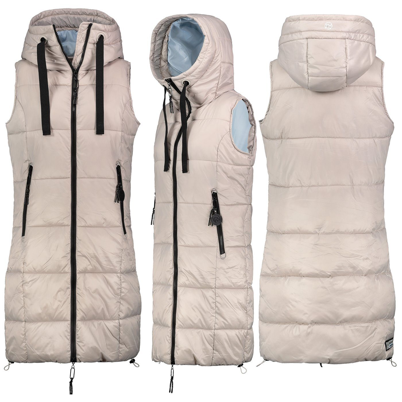 Fresh Made Steppweste Lange Stepp weste günstig online kaufen