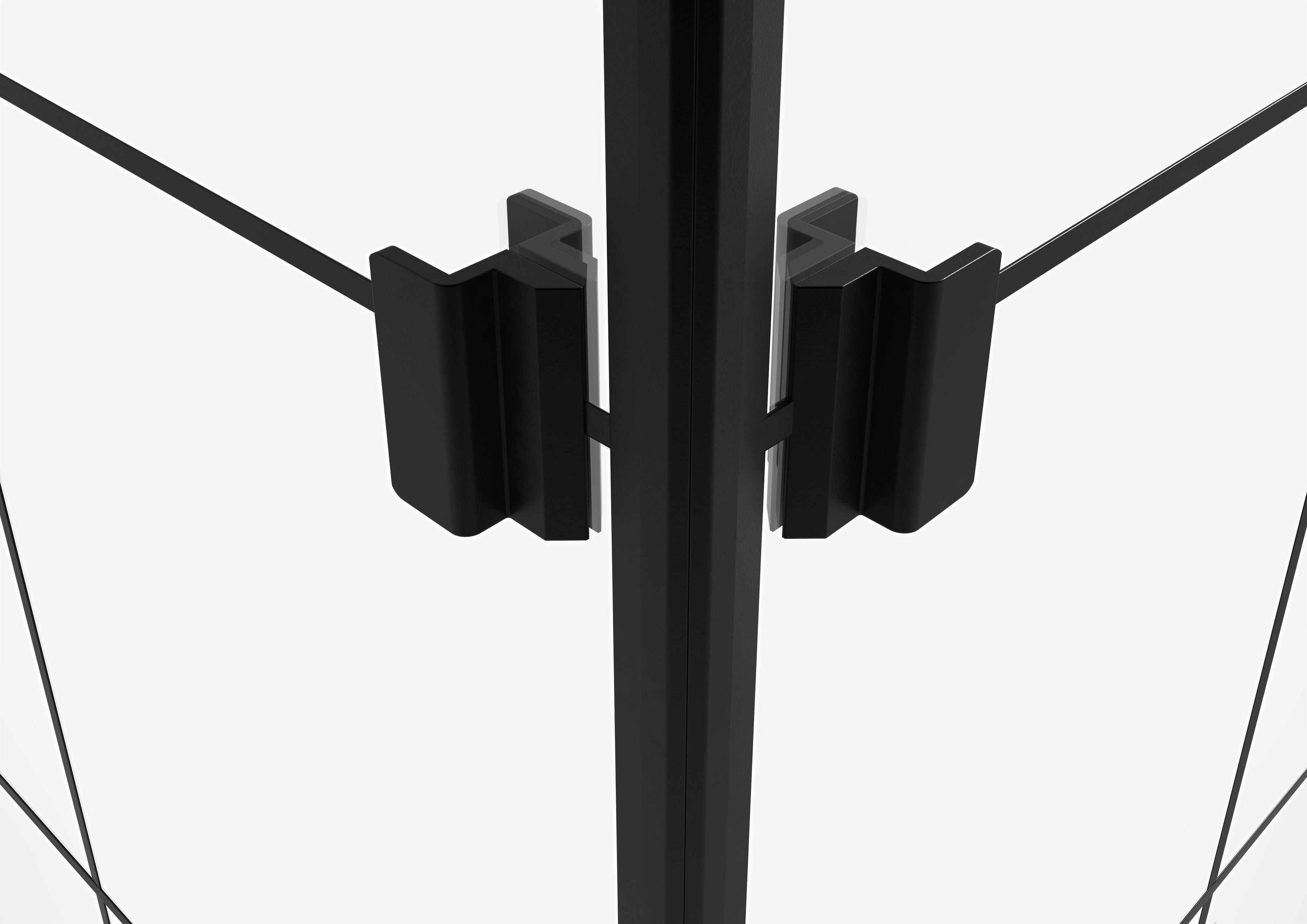 Marwell Eckdusche Clean line, BxT: 90x90 cm, Einscheibensicherheitsglas, mit Eckeinstieg