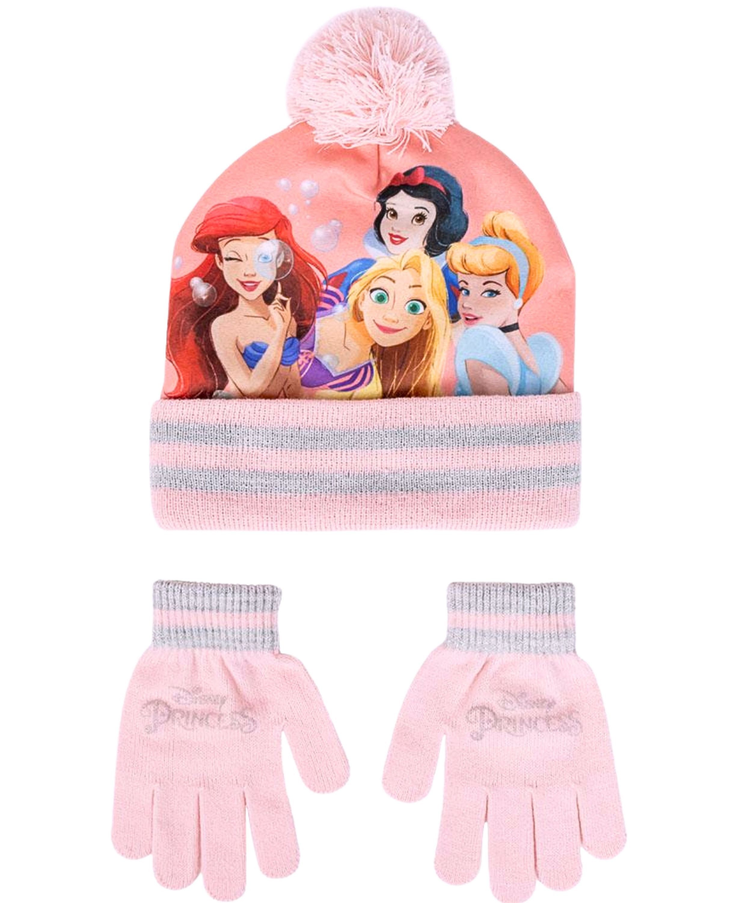 Cerdá Bommelmütze (2-St) Mädchen Winter-Set: Mütze & Handschuhe