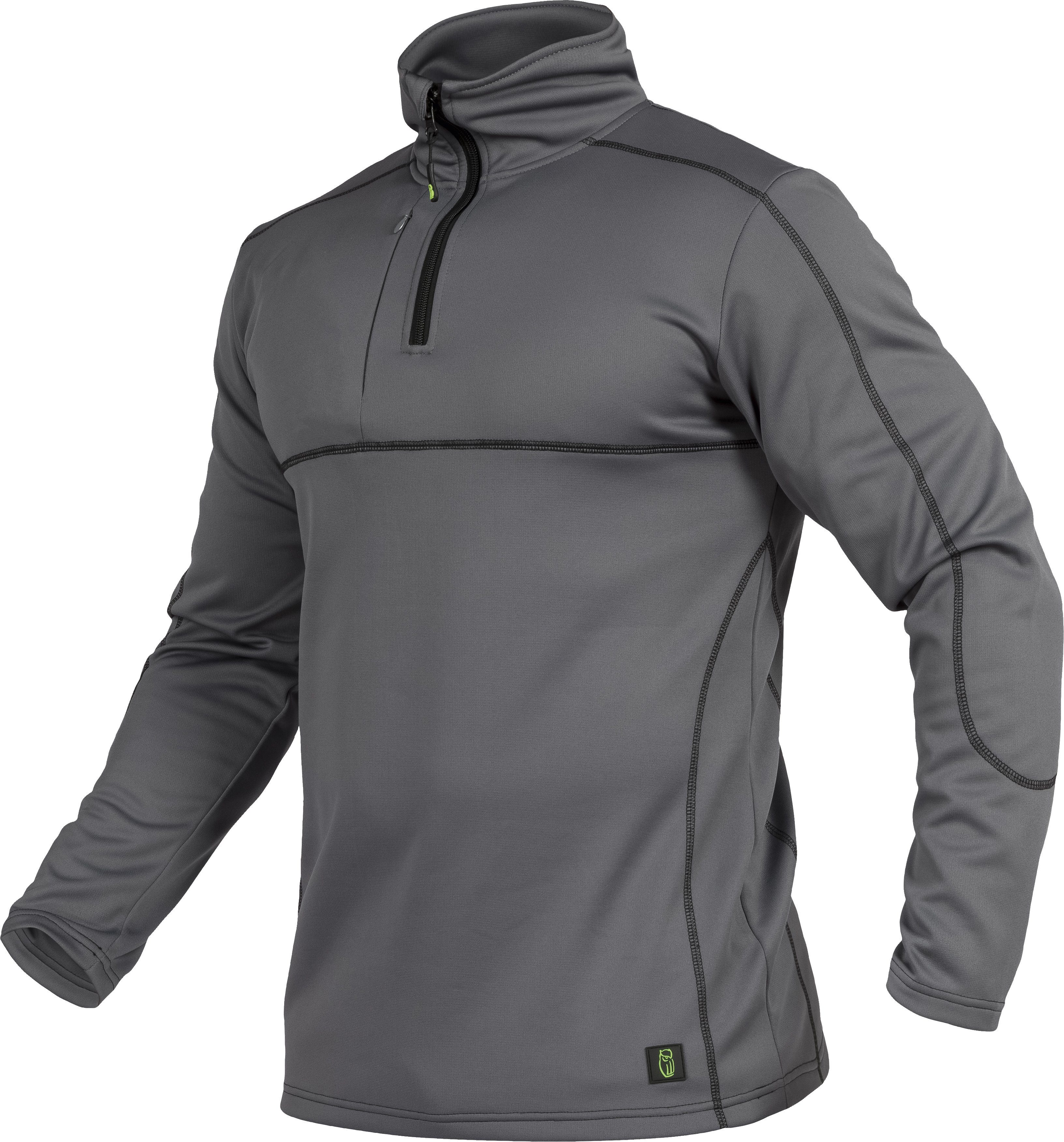Leibwächter Funktionsshirt Flex-Line Herren Langarmshirt mit Front-Reißverschluss