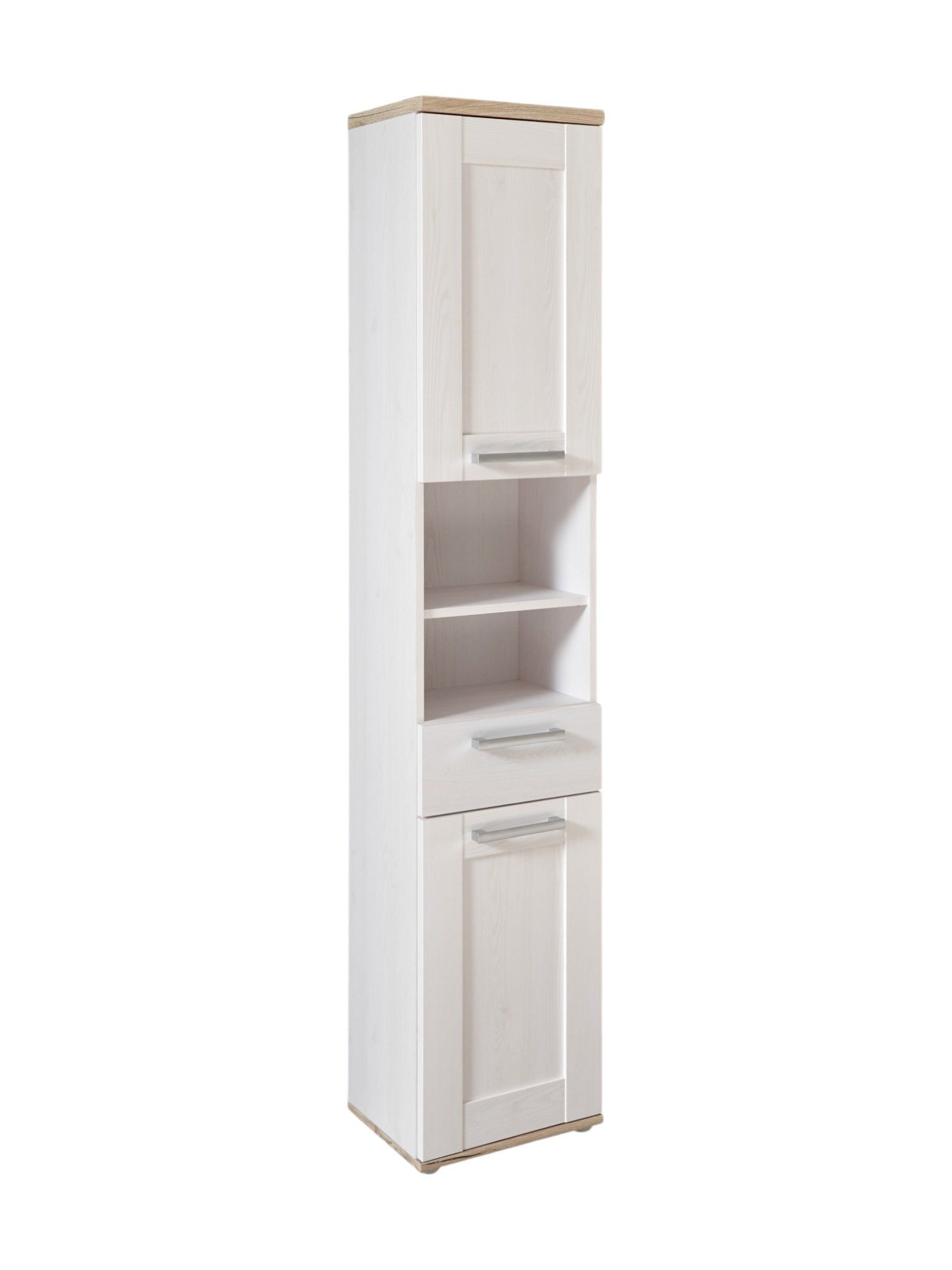 moebel-dich-auf Hochschrank ELEGANCE (Badezimmerschrank, mit 6 Fächern und 1 Schublade) Höhe 190cm