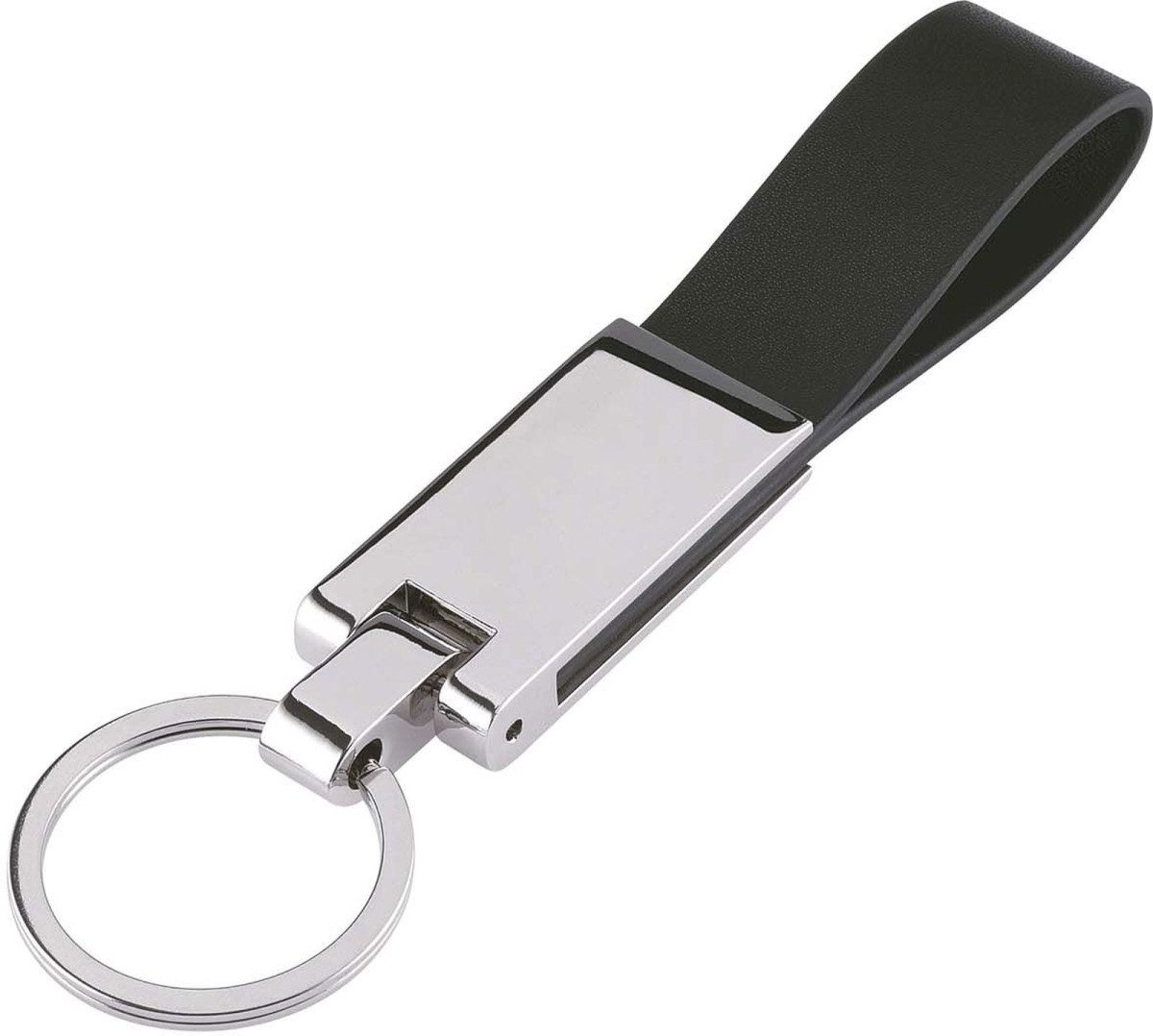 WEDO Schlüsselanhänger Schlüsselanhänger Style silber/schwarz