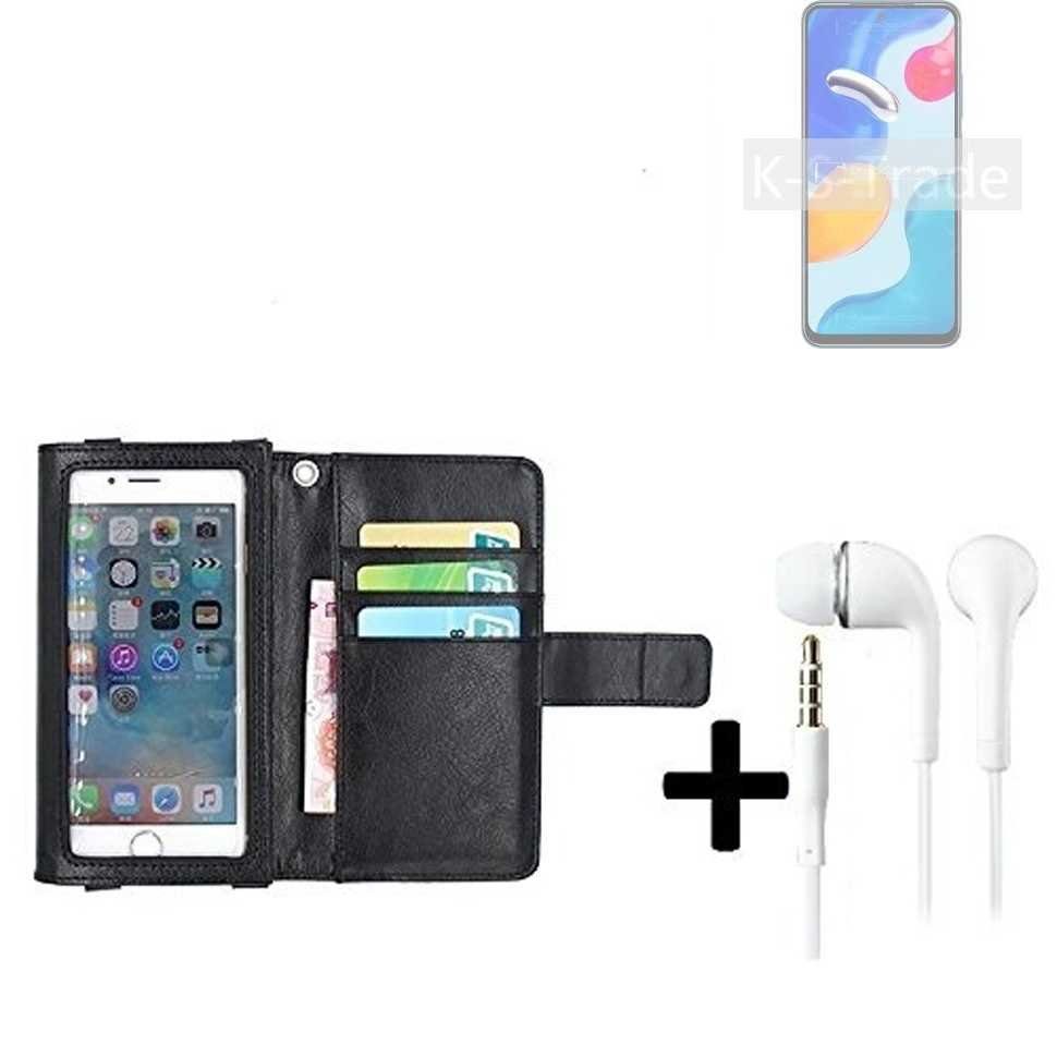 K-S-Trade Handyhülle für Xiaomi Redmi Note 11S Global, Handyhülle + Kopfhörer Schutzhülle Case mit Displayschutz /