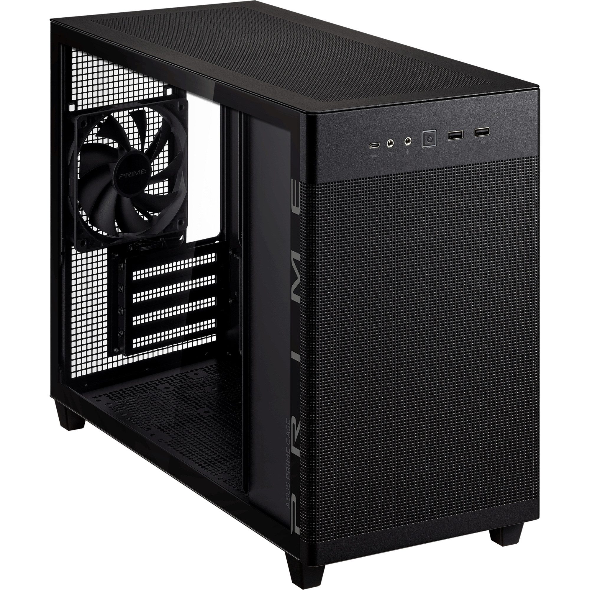 Asus PC-Gehäuse ASUS PRIME AP201, Tower-Gehäuse, (Tempered Glass)