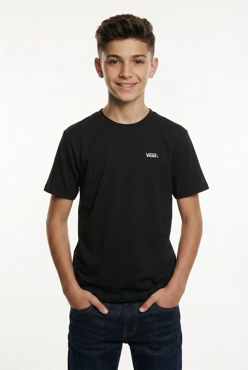 Vans T-Shirt LEFT CHEST SS TEE Kurzarmdesign, mit Rundhalsausschnitt, aus Baumwolle, normale Länge