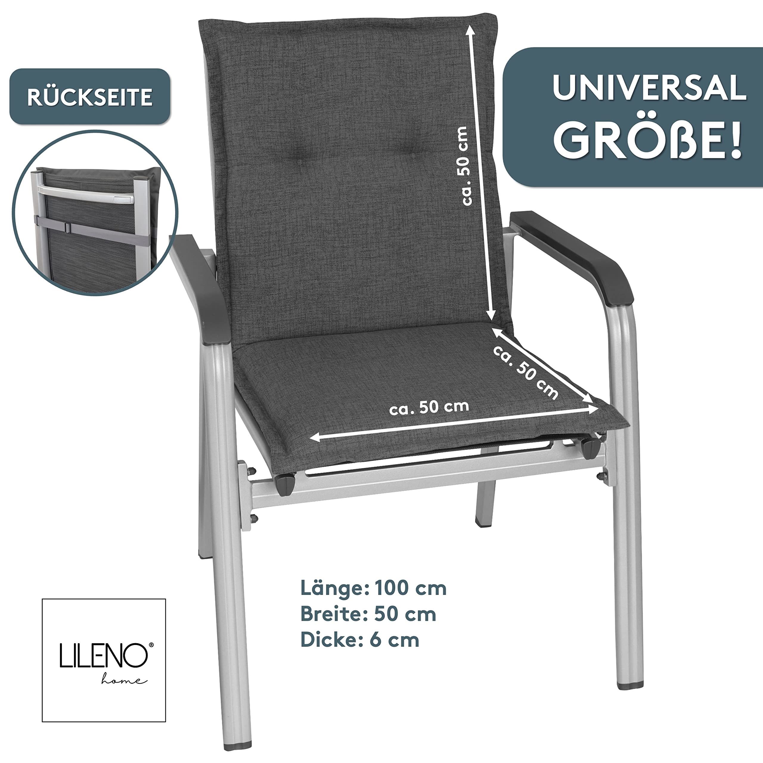 LILENO HOME Polsterauflage Niedriglehner, bequeme Sitzauflage für Gartenstü günstig online kaufen