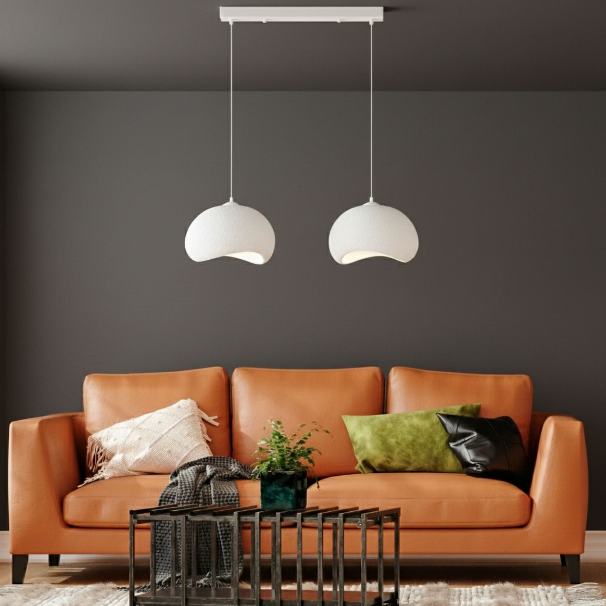 Opviq Pendelleuchte Wabi, höhenverstellbar, boho deco, ohne Leuchtmittel, L günstig online kaufen