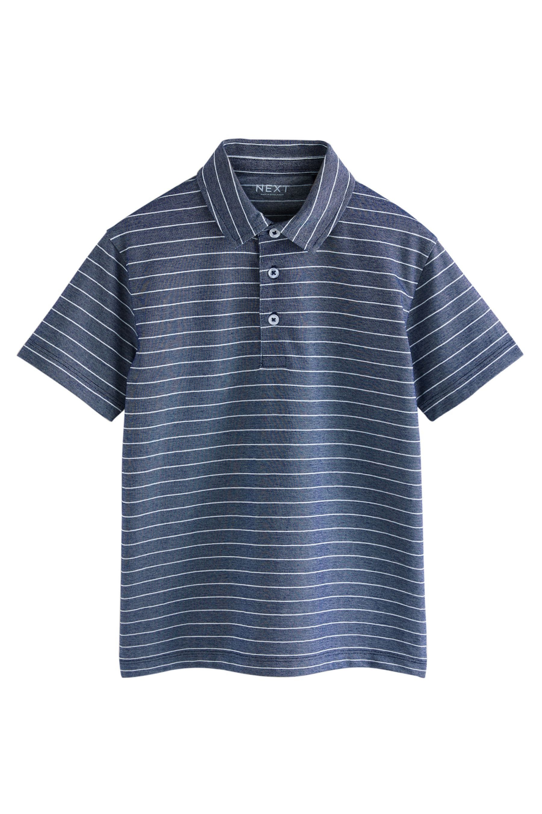 Next Poloshirt Kurzärmeliges Jersey-Poloshirt (1-tlg)