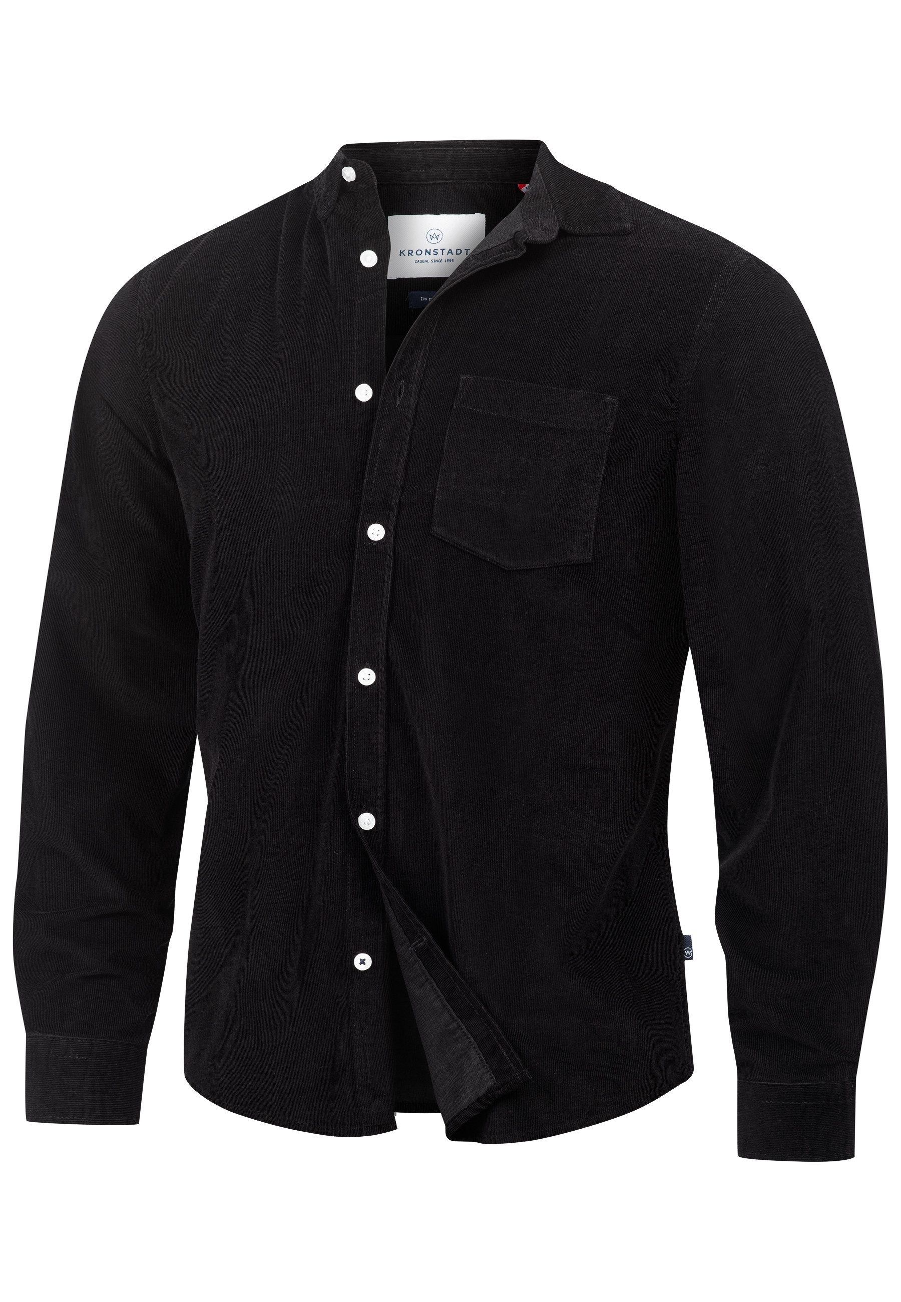 Kronstadt Langarmhemd Herren KSJohan Corduroy Herrenhemd Langarm günstig online kaufen