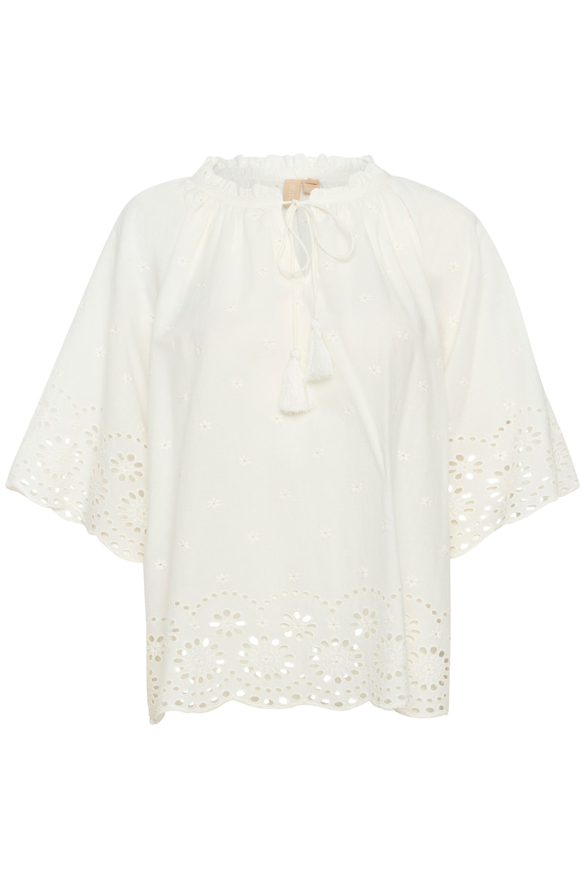 Kurzarmbluse Kurzarm-Bluse CUreya